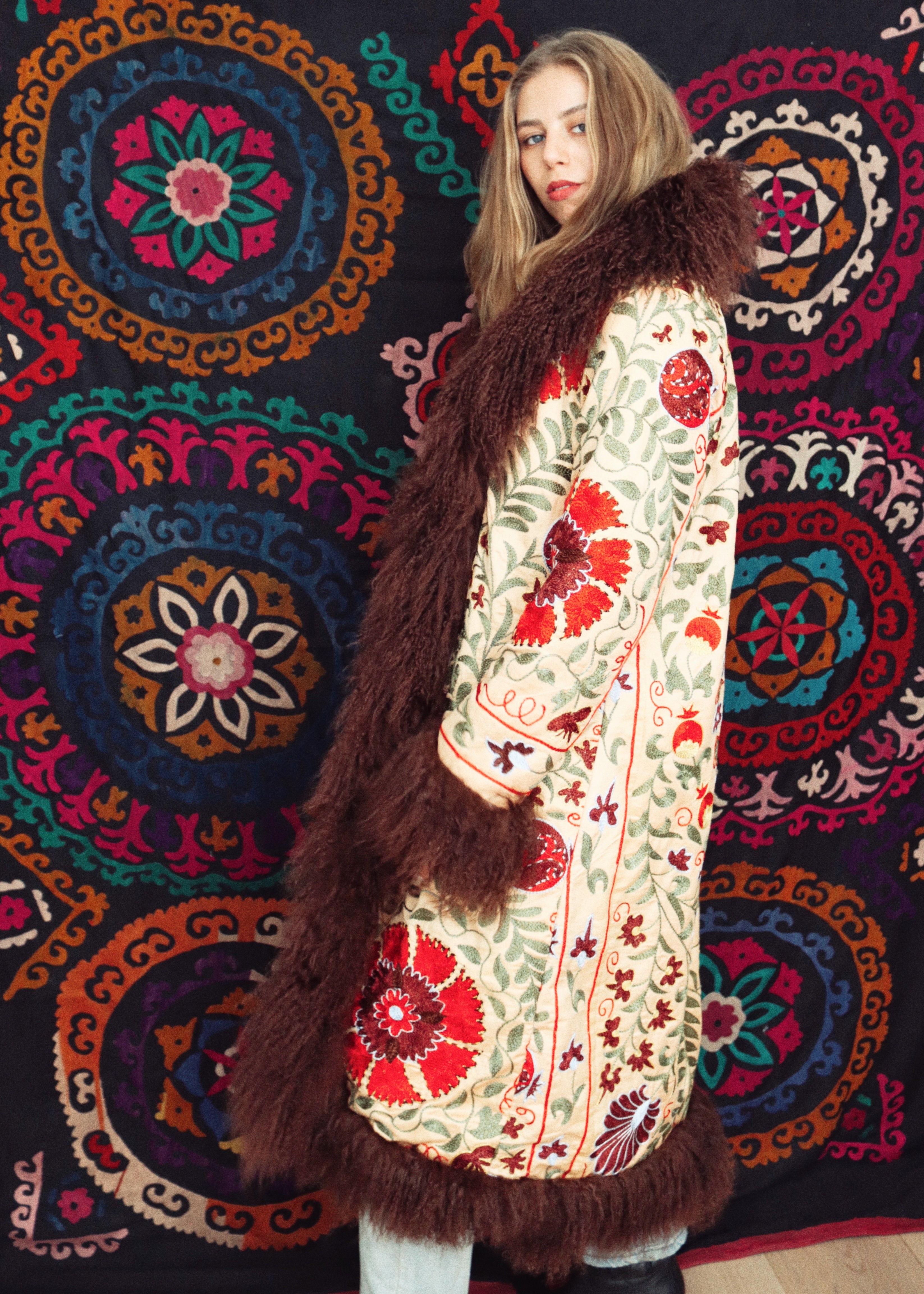 VINTAGE SUZANI AFGHAN COATS