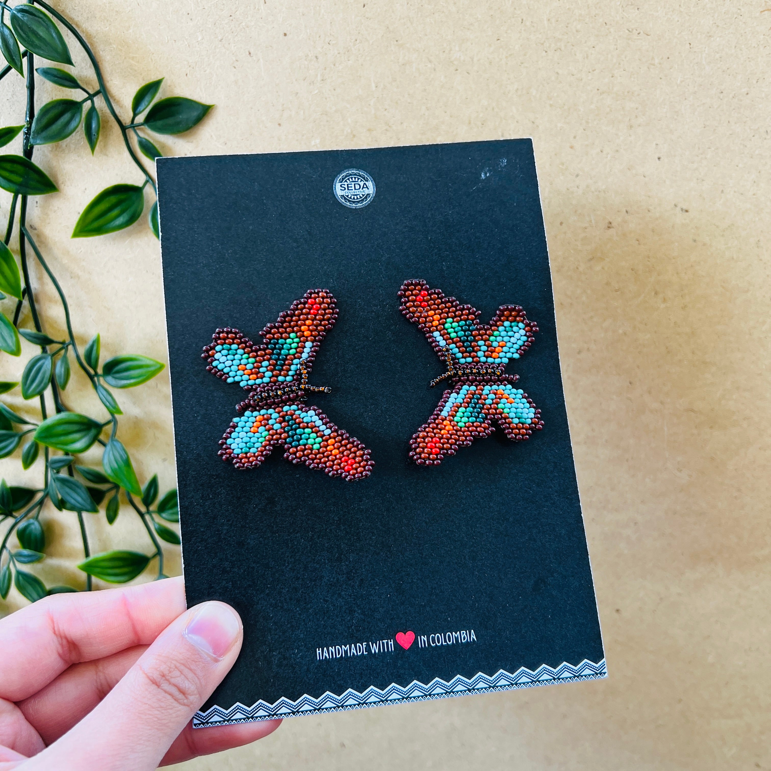 ARCHIVE | MARIPOSA MIDI #9 | BROWN TURQUOISE