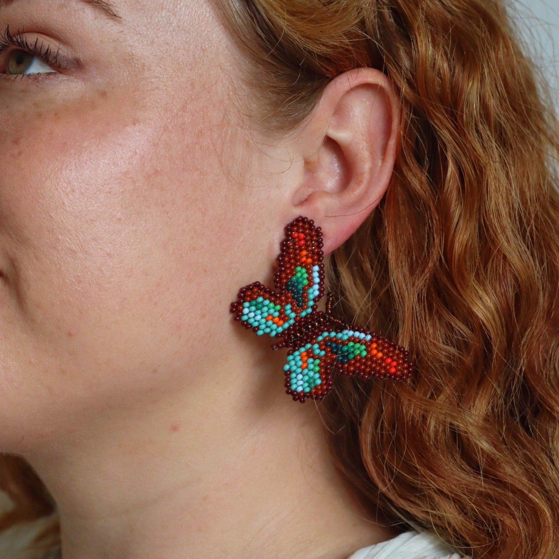 ARCHIVE | MARIPOSA MIDI #9 | BROWN TURQUOISE