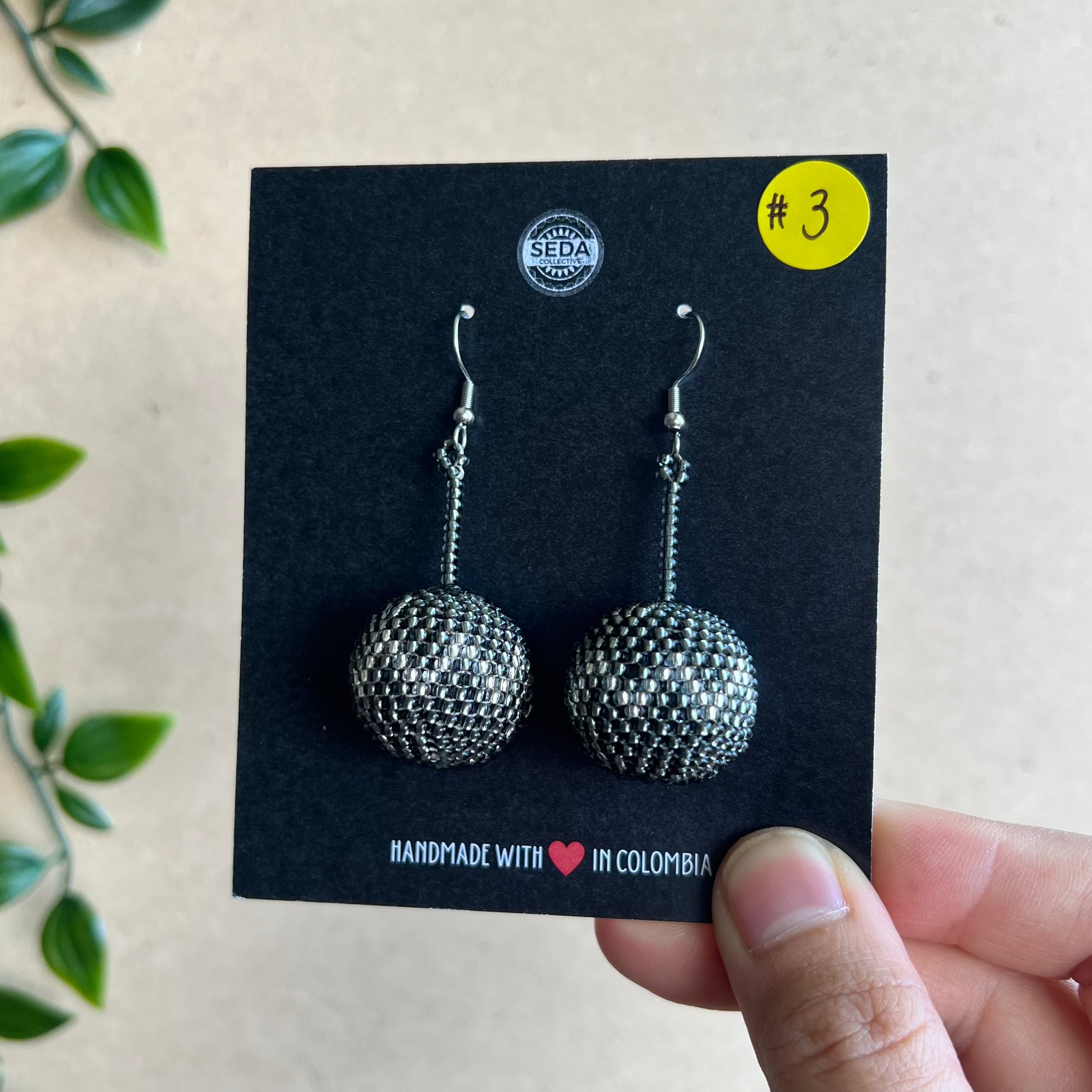 CLEARANCE | CHRISTMAS BAUBLE EARRINGS | Silver