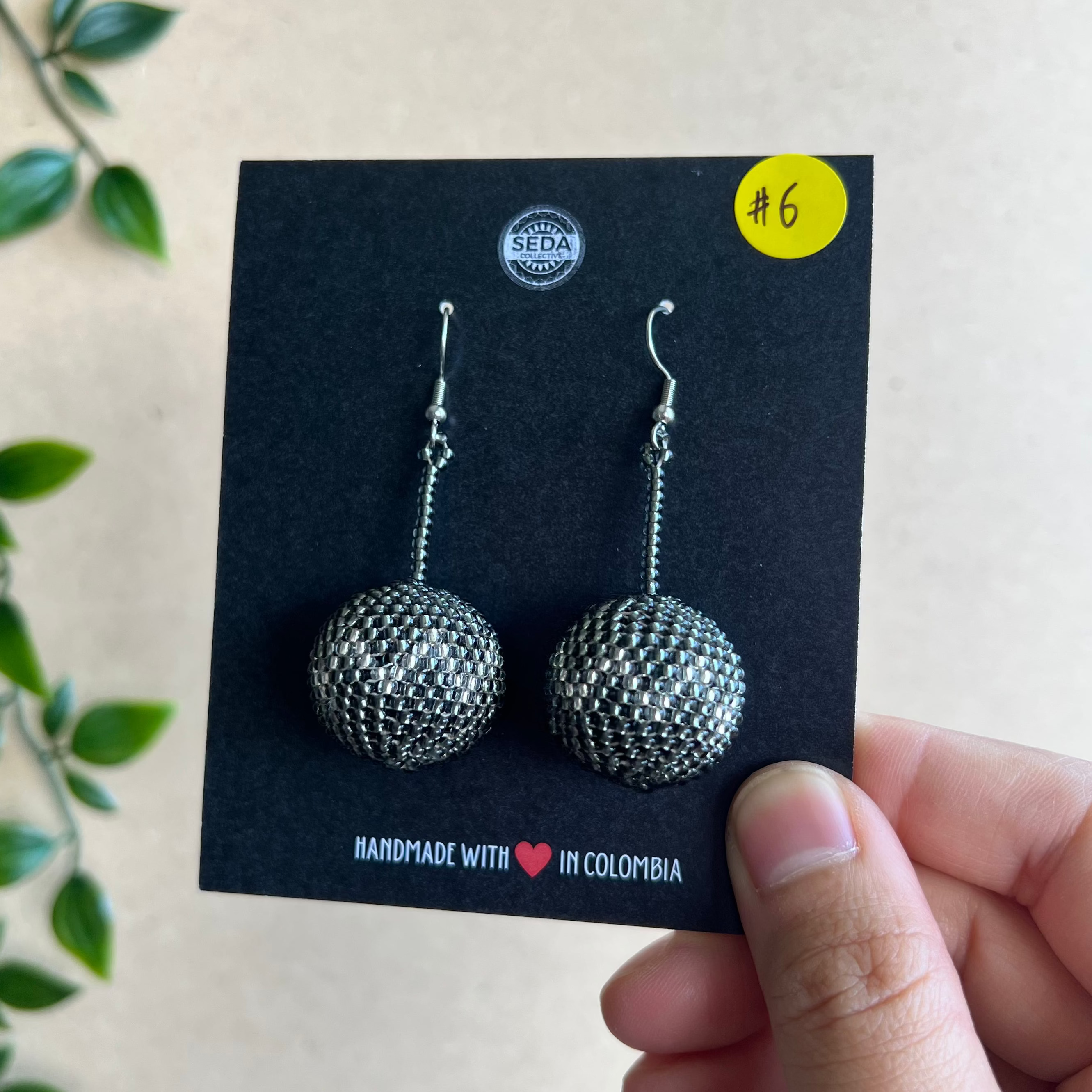 CLEARANCE | CHRISTMAS BAUBLE EARRINGS | Silver