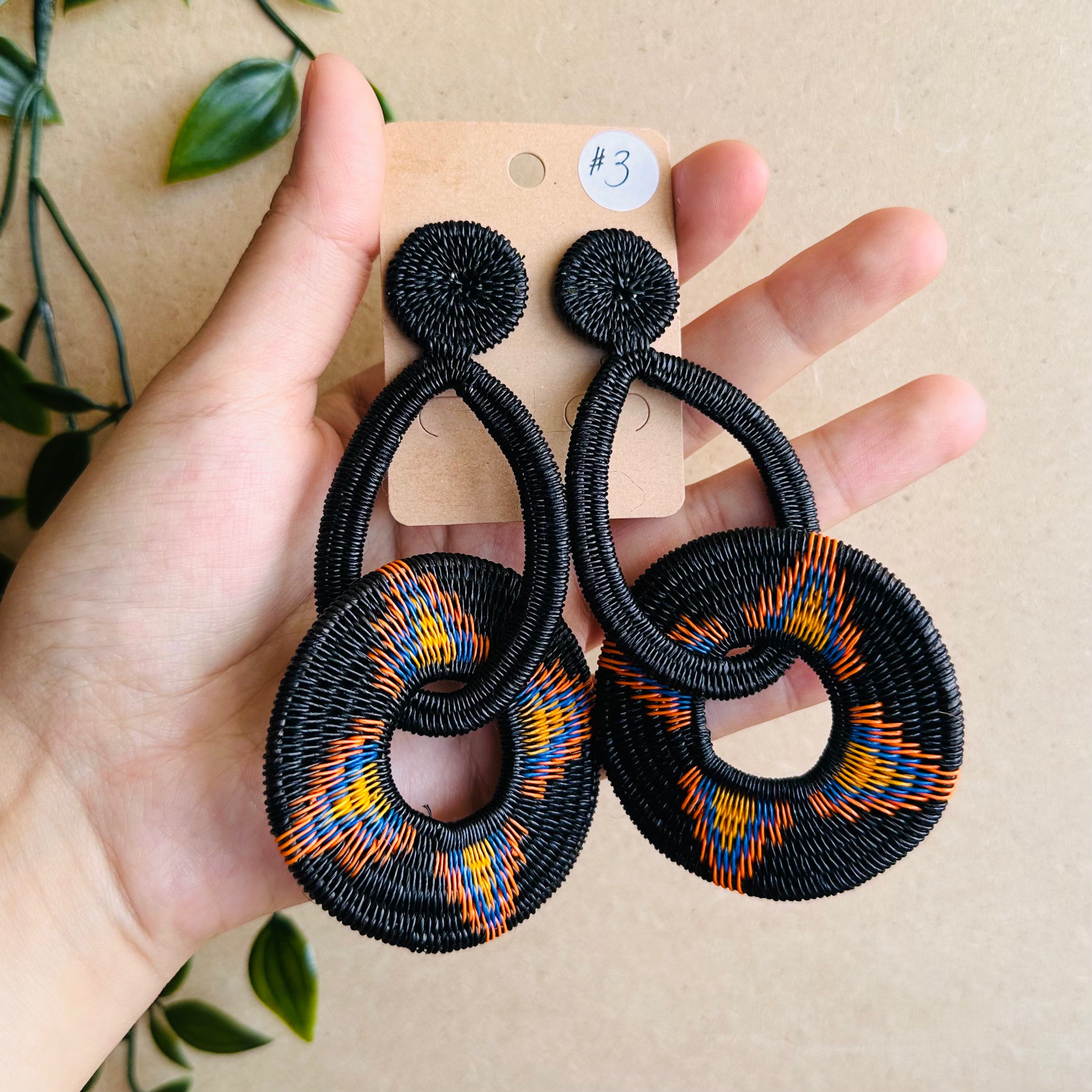 OUTLET | PALM EARRINGS STYLE B  *more colours