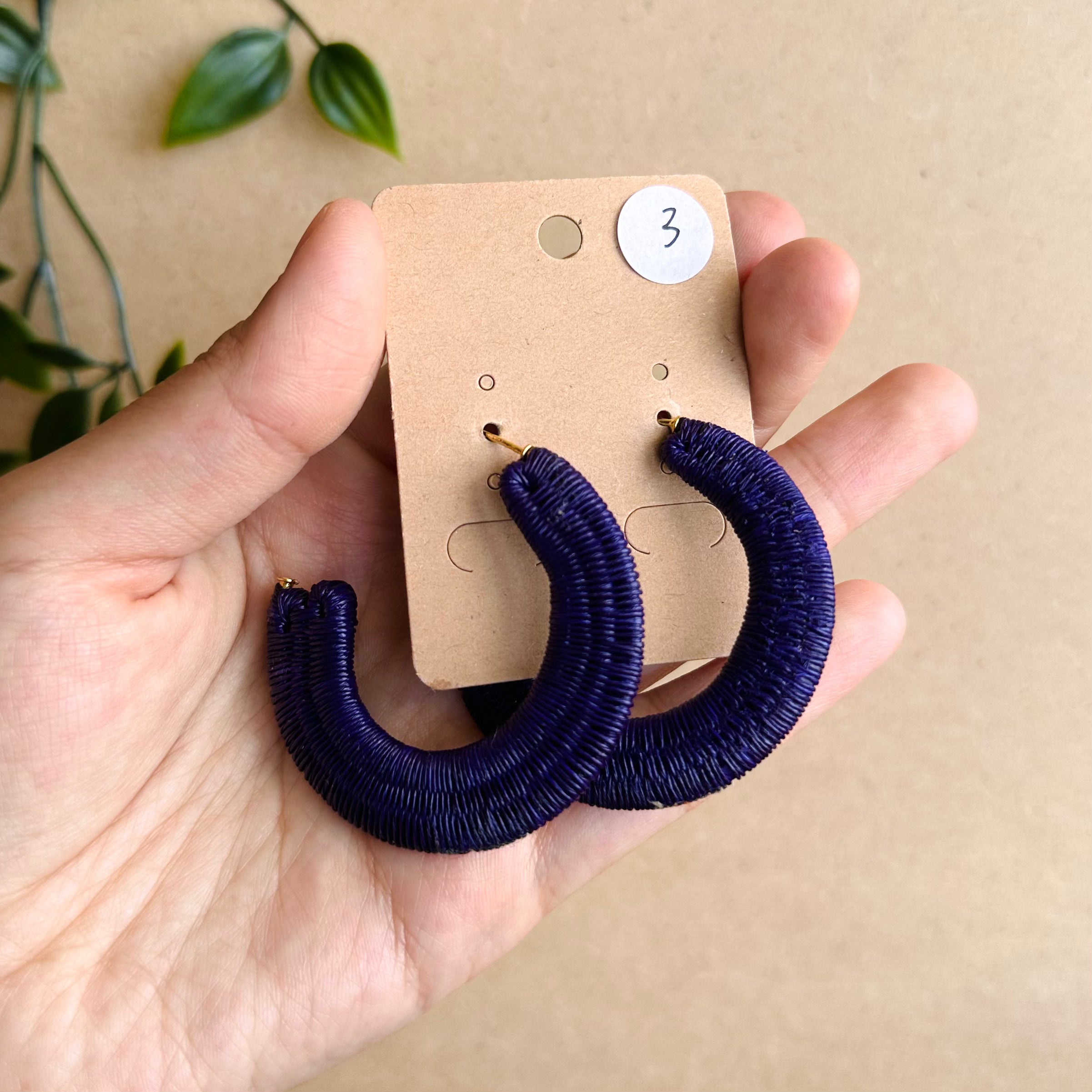 OUTLET | PALM HALF HOOPS  * more colours