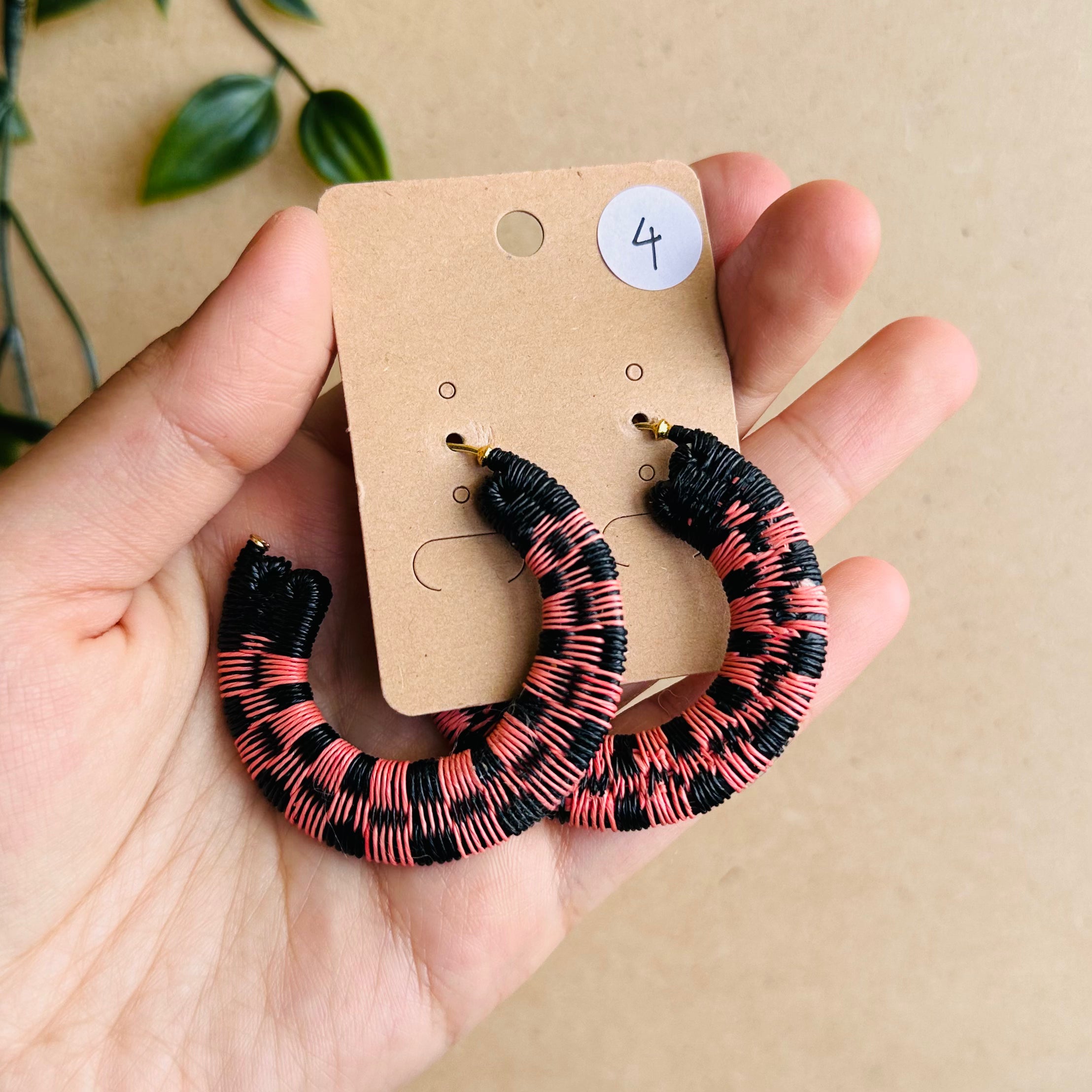 OUTLET | PALM HALF HOOPS * more colours