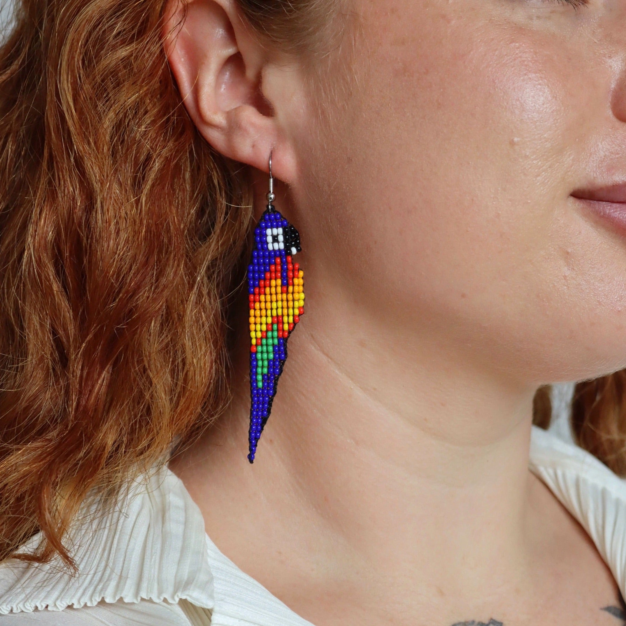 ARCHIVE | PARROT EARRINGS | AZUL