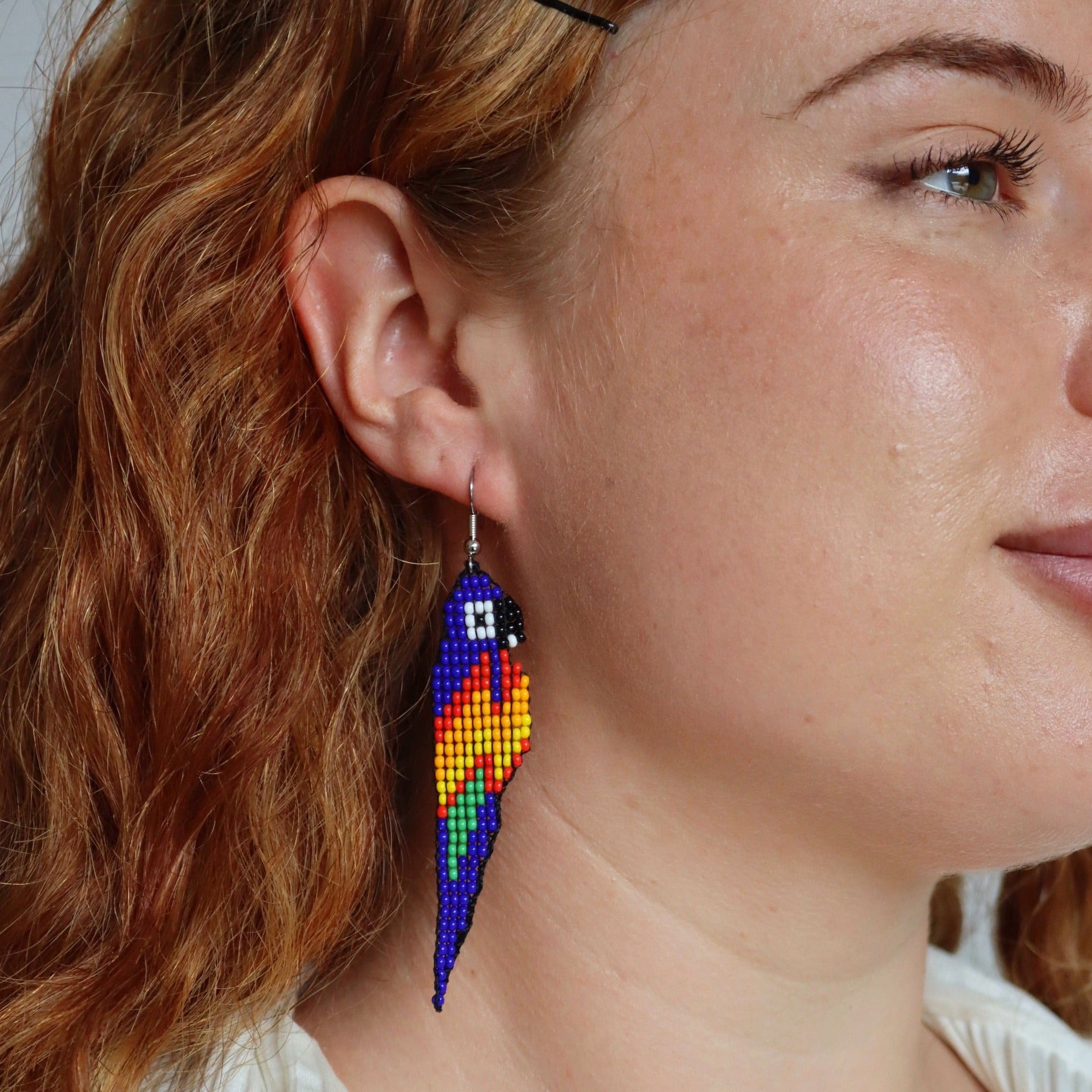 ARCHIVE | PARROT EARRINGS | AZUL