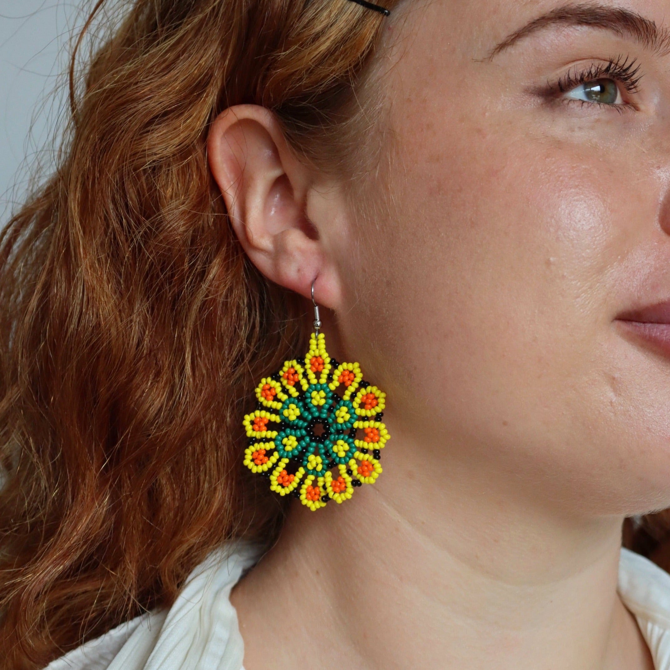 ARCHIVE | KALEIDO FLORA EARRINGS | AMARILLA
