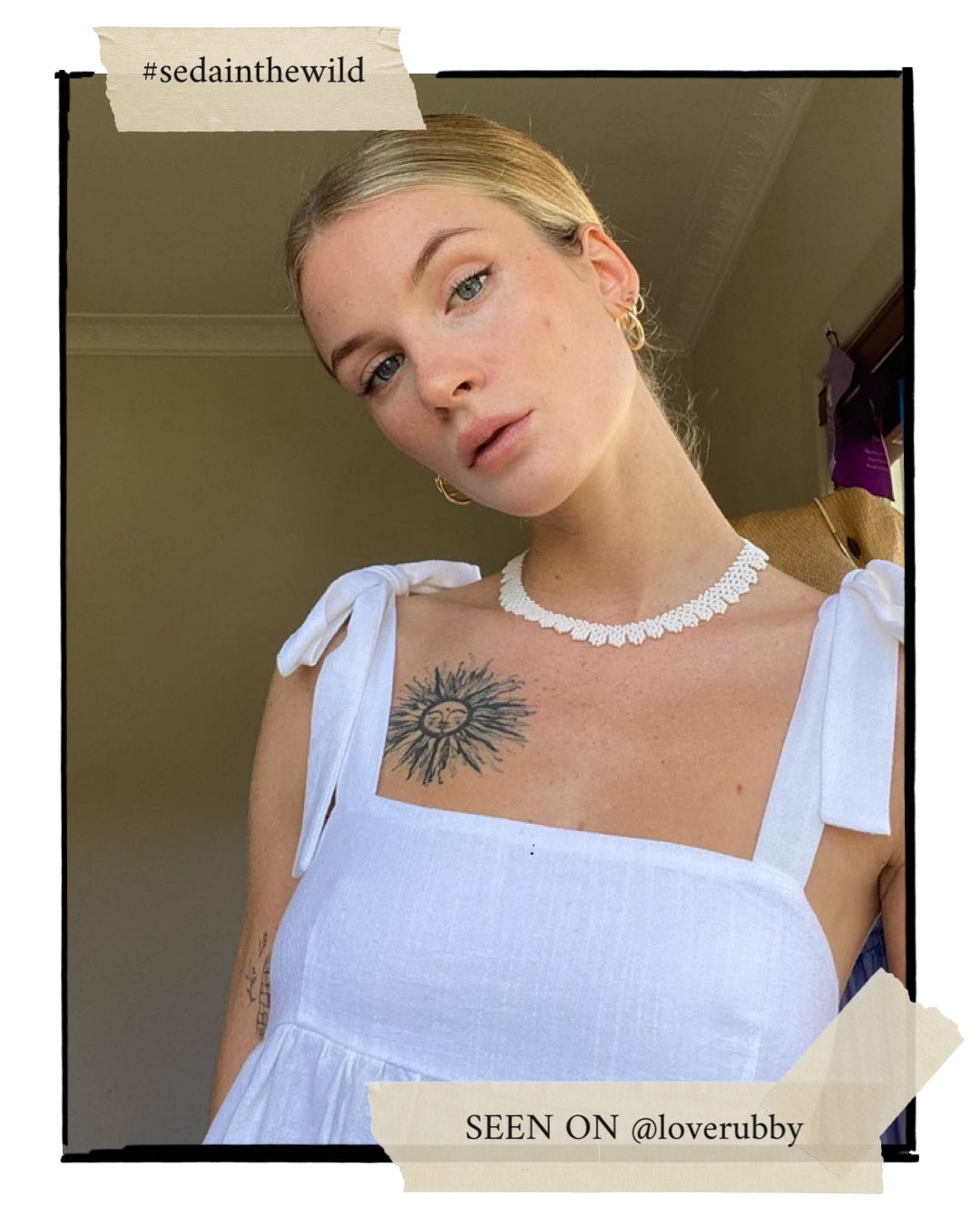 ARCHIVE | ALEGRA CHOKER #14 | WHITE