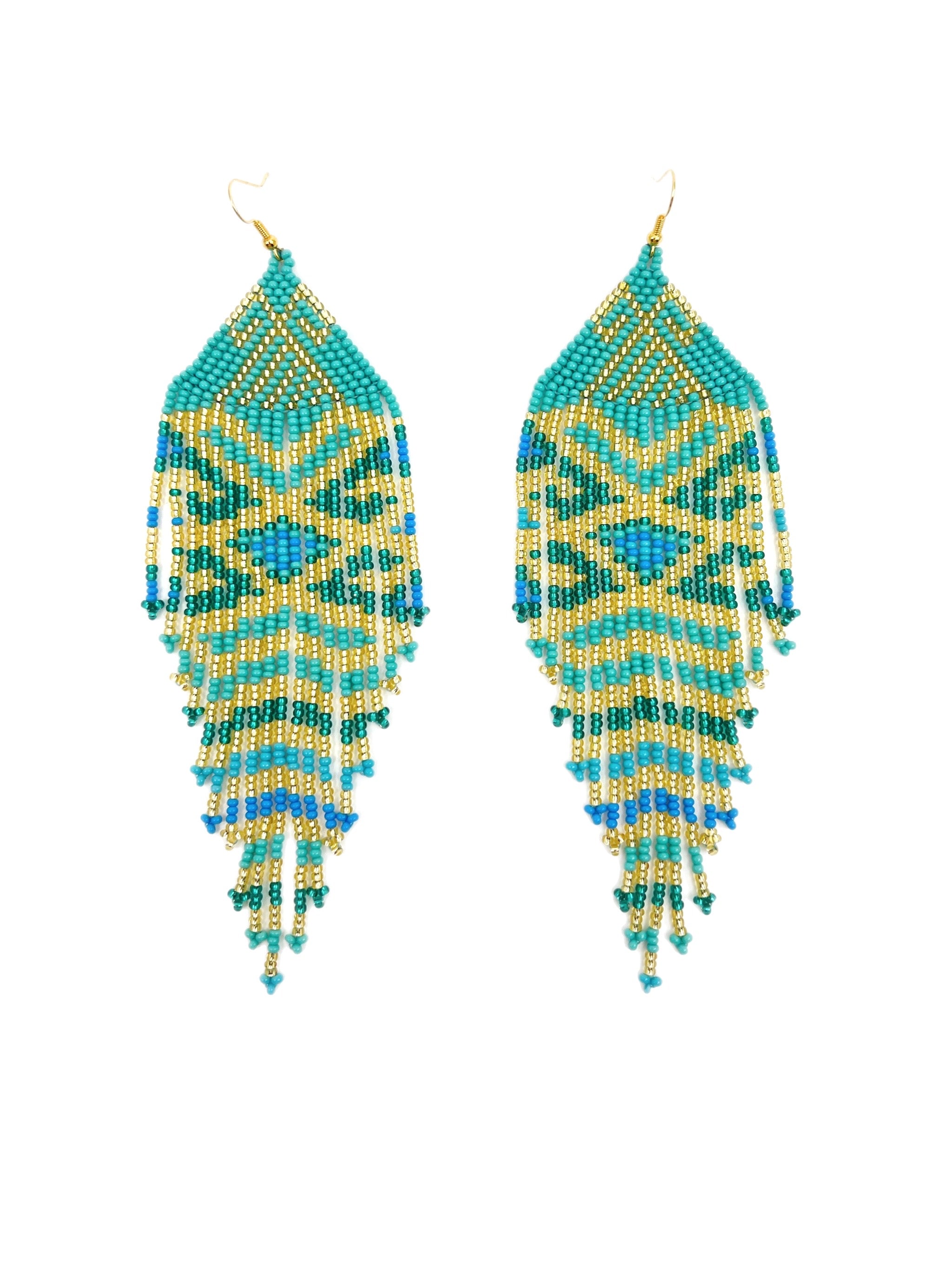 WAVES OF LIFE #04 | TURQUOISE & GOLD