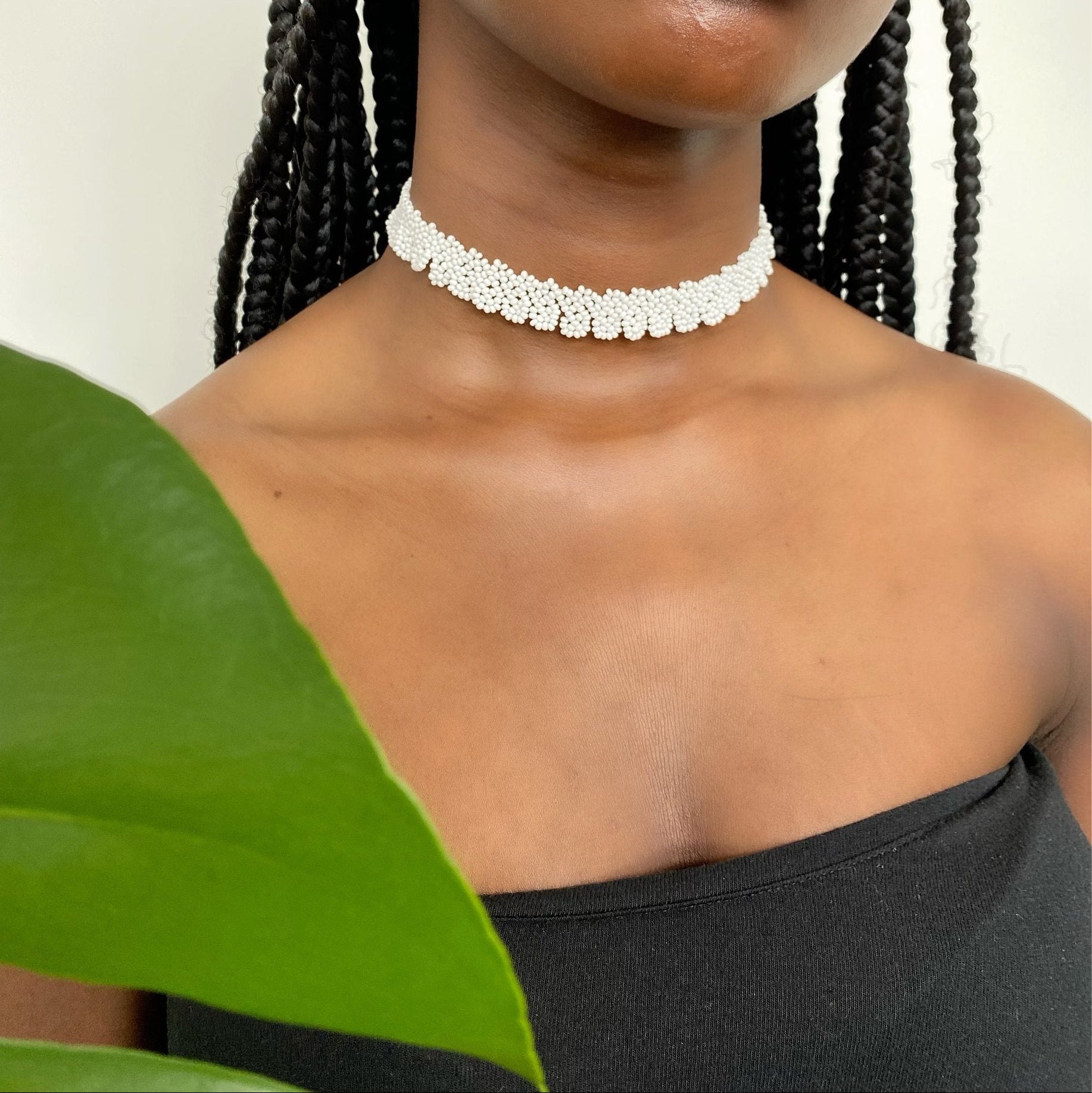 ARCHIVE | ALEGRA CHOKER #14 | WHITE