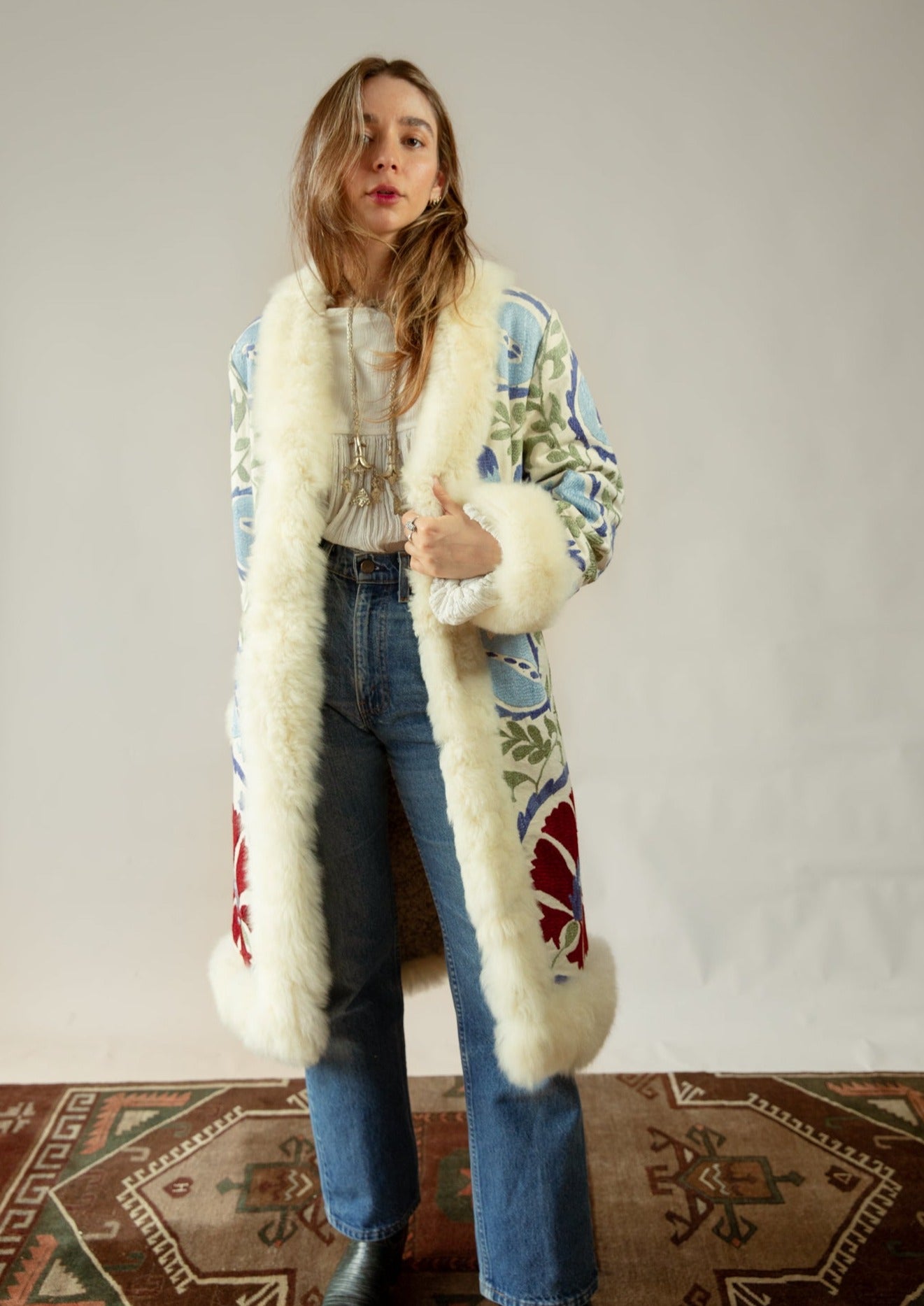 RABIYA #18 | S-M | SUZANI LONG COAT