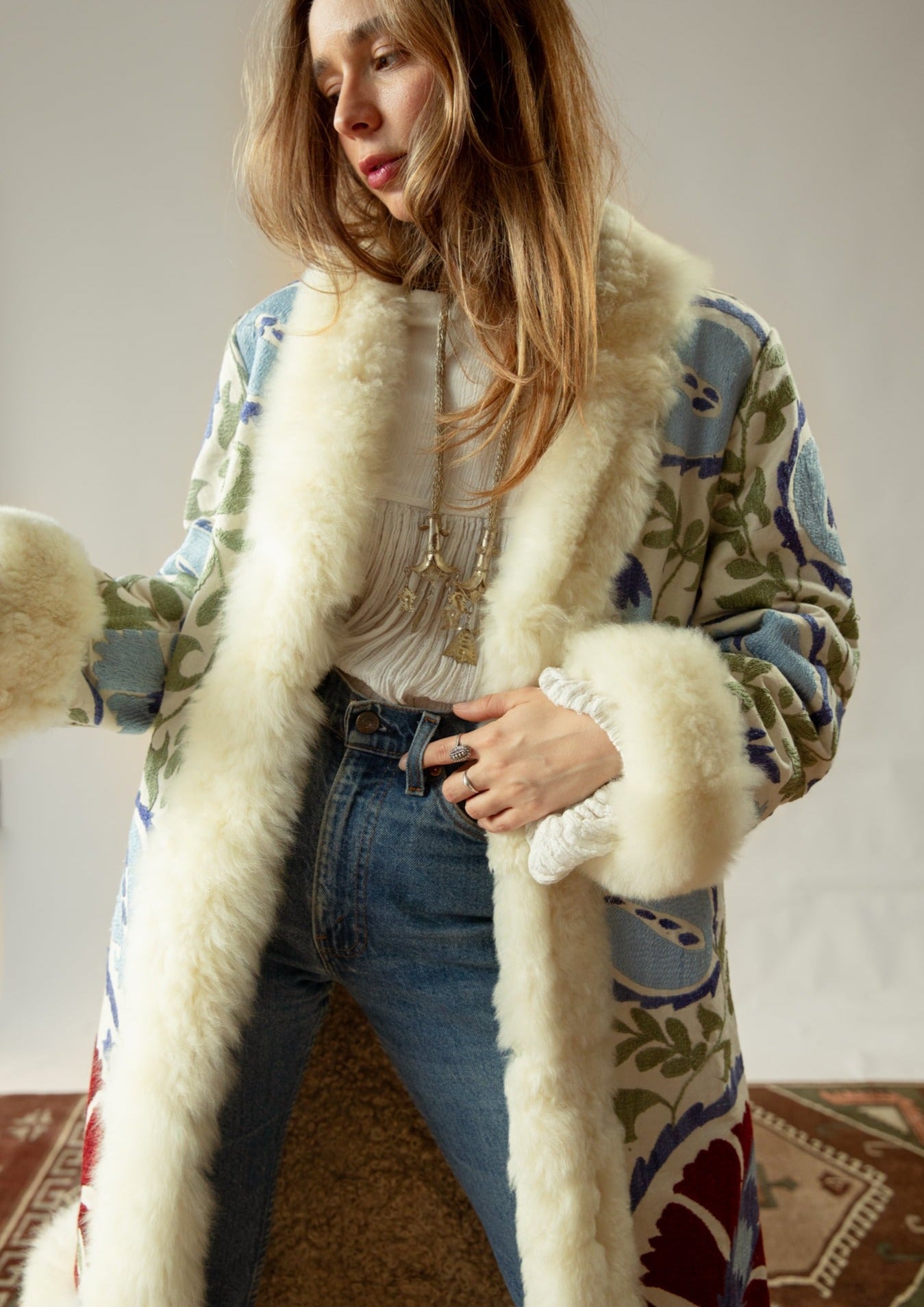 RABIYA #18 | S-M | SUZANI LONG COAT