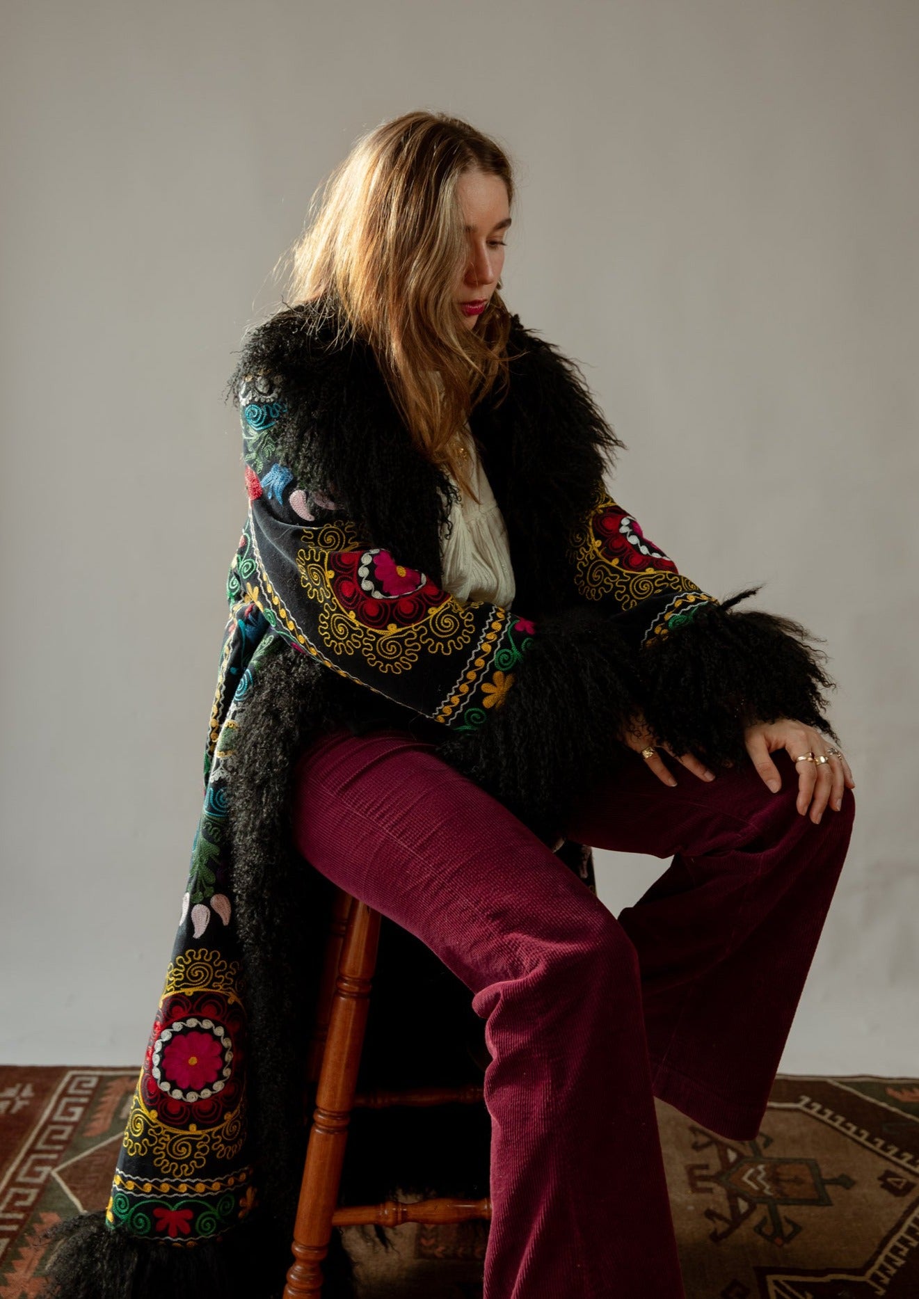 RABIYA #21 | M-L | SUZANI LONG COAT