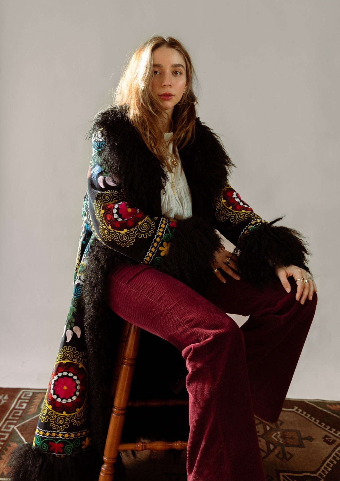 RABIYA #21 | M-L | SUZANI LONG COAT