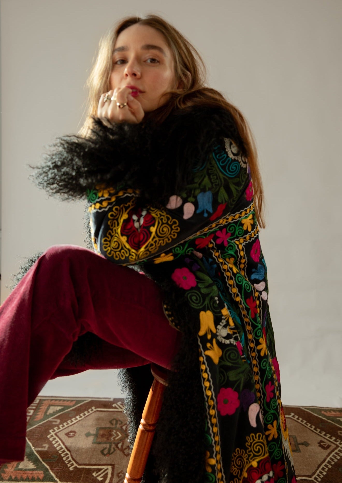 RABIYA #21 | M-L | SUZANI LONG COAT