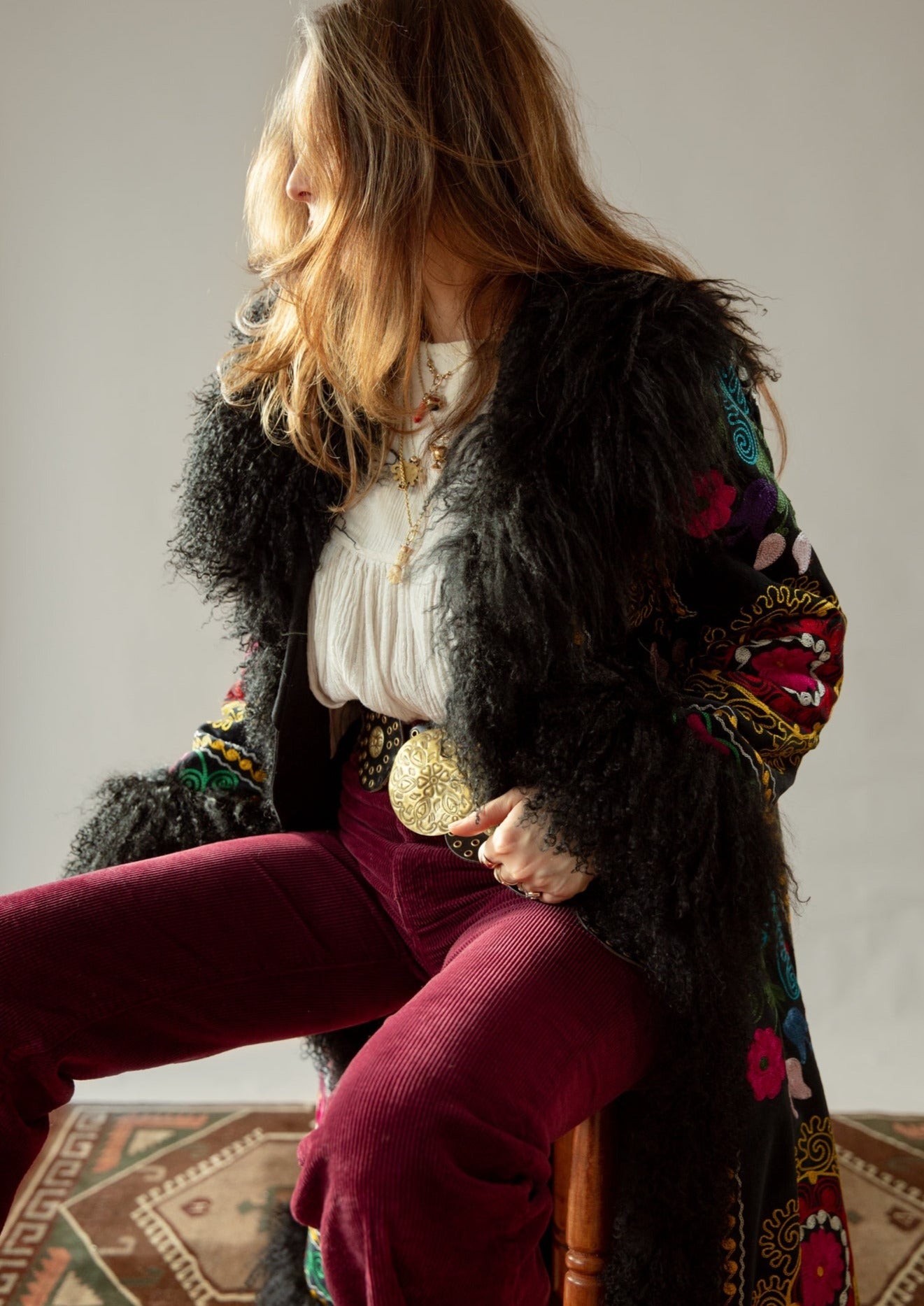 RABIYA #21 | M-L | SUZANI LONG COAT