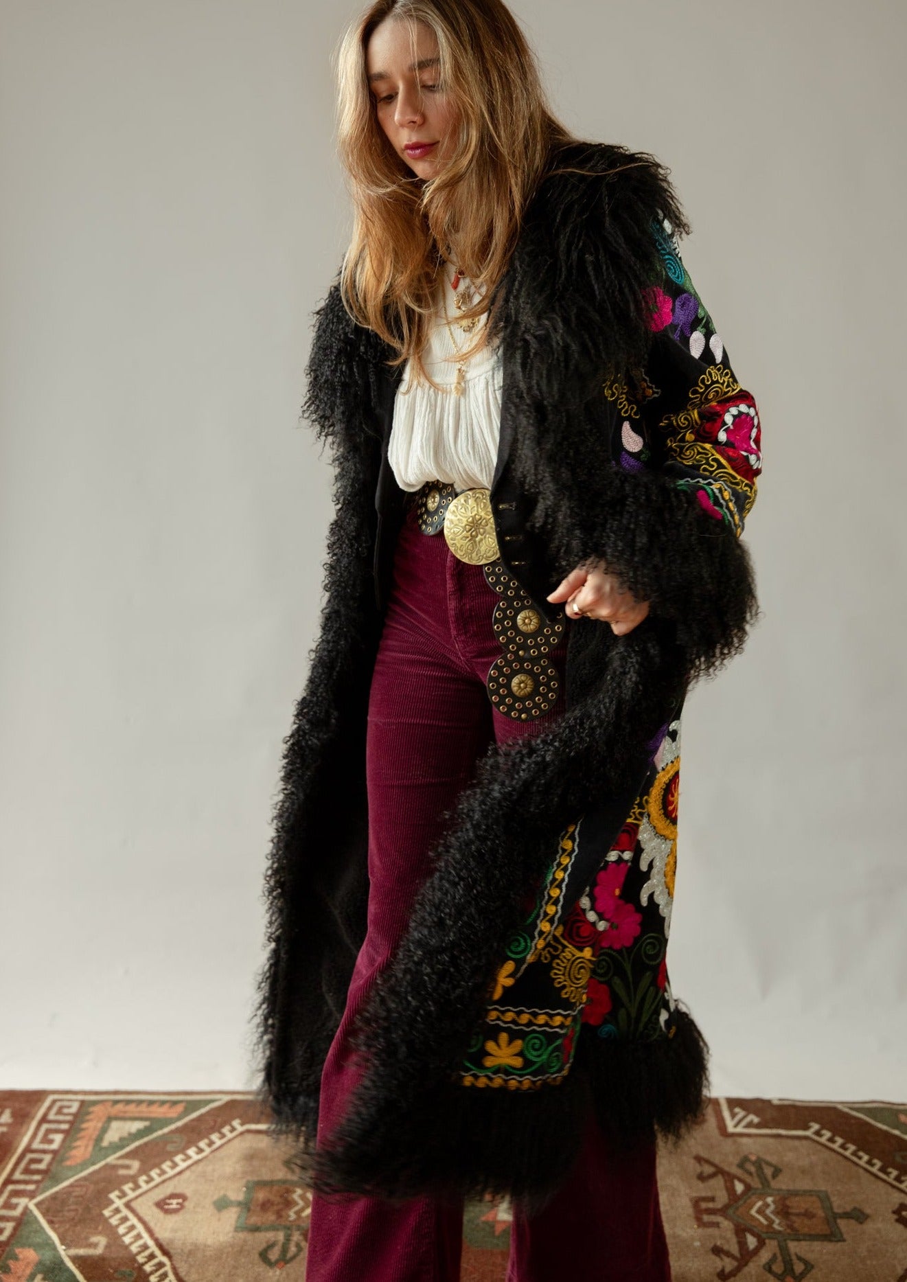 RABIYA #21 | M-L | SUZANI LONG COAT