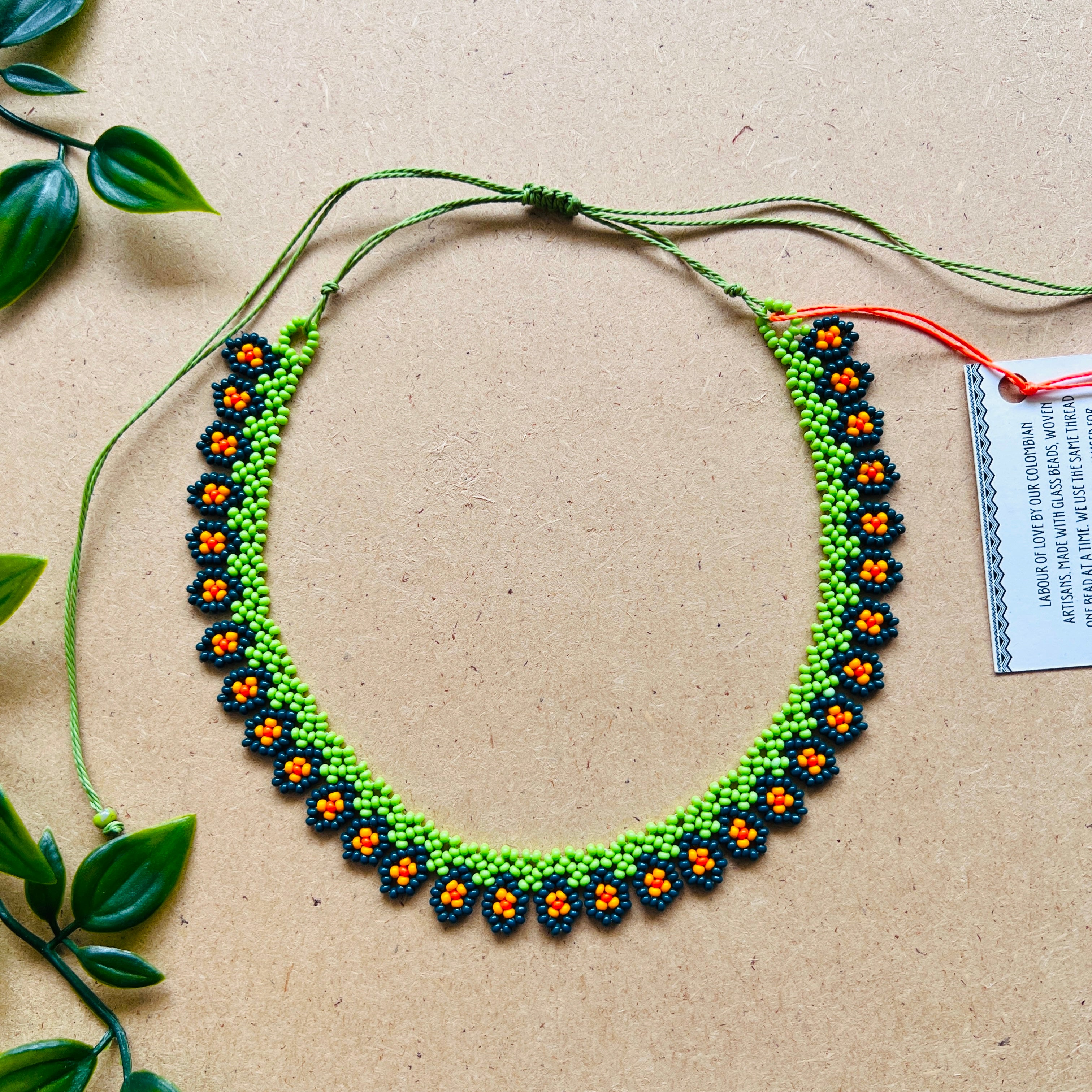 ARCHIVE | ALEGRA CHOKER #01 | LIME & FOREST GREEN