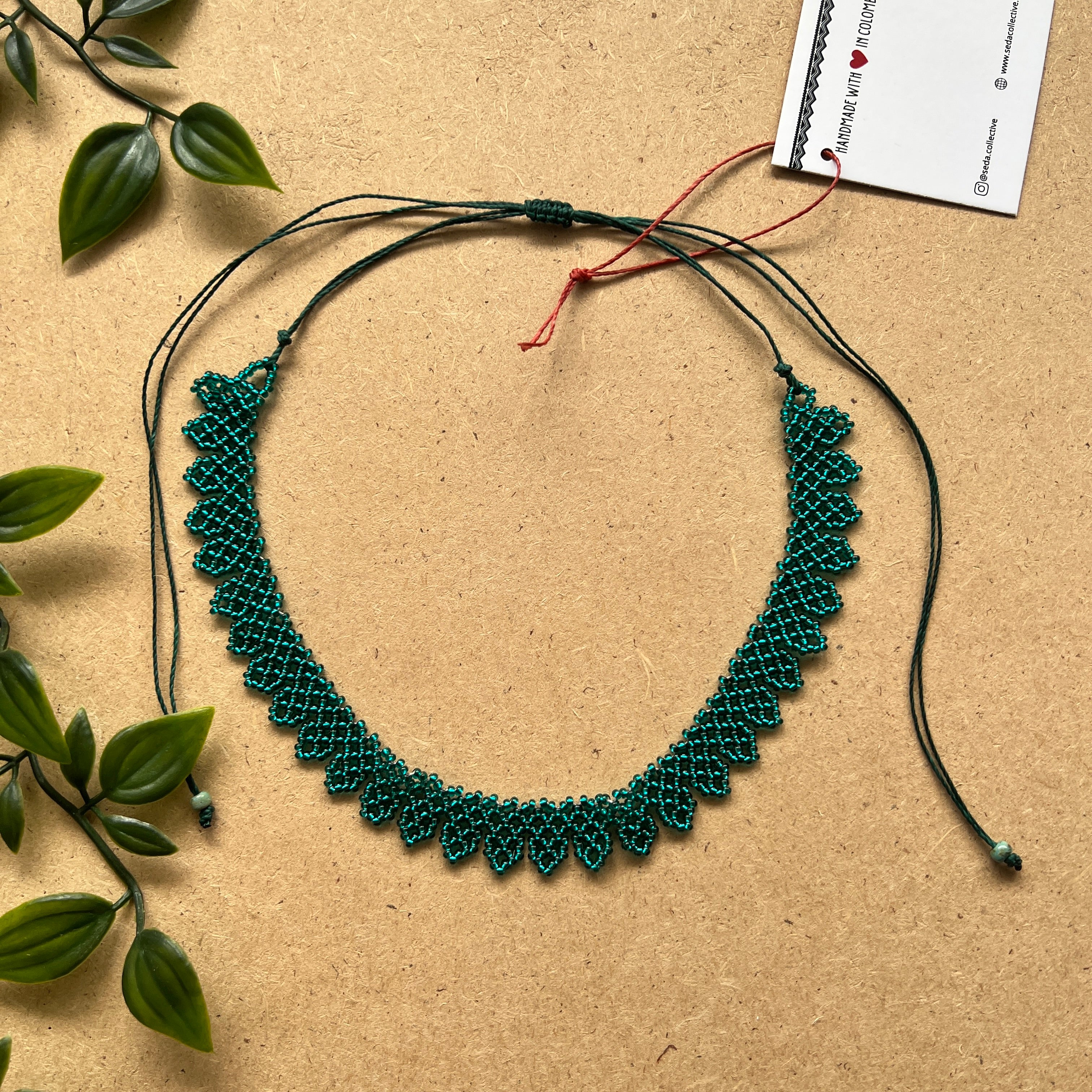 ARCHIVE | ALEGRA CHOKER #33 | EMERALD