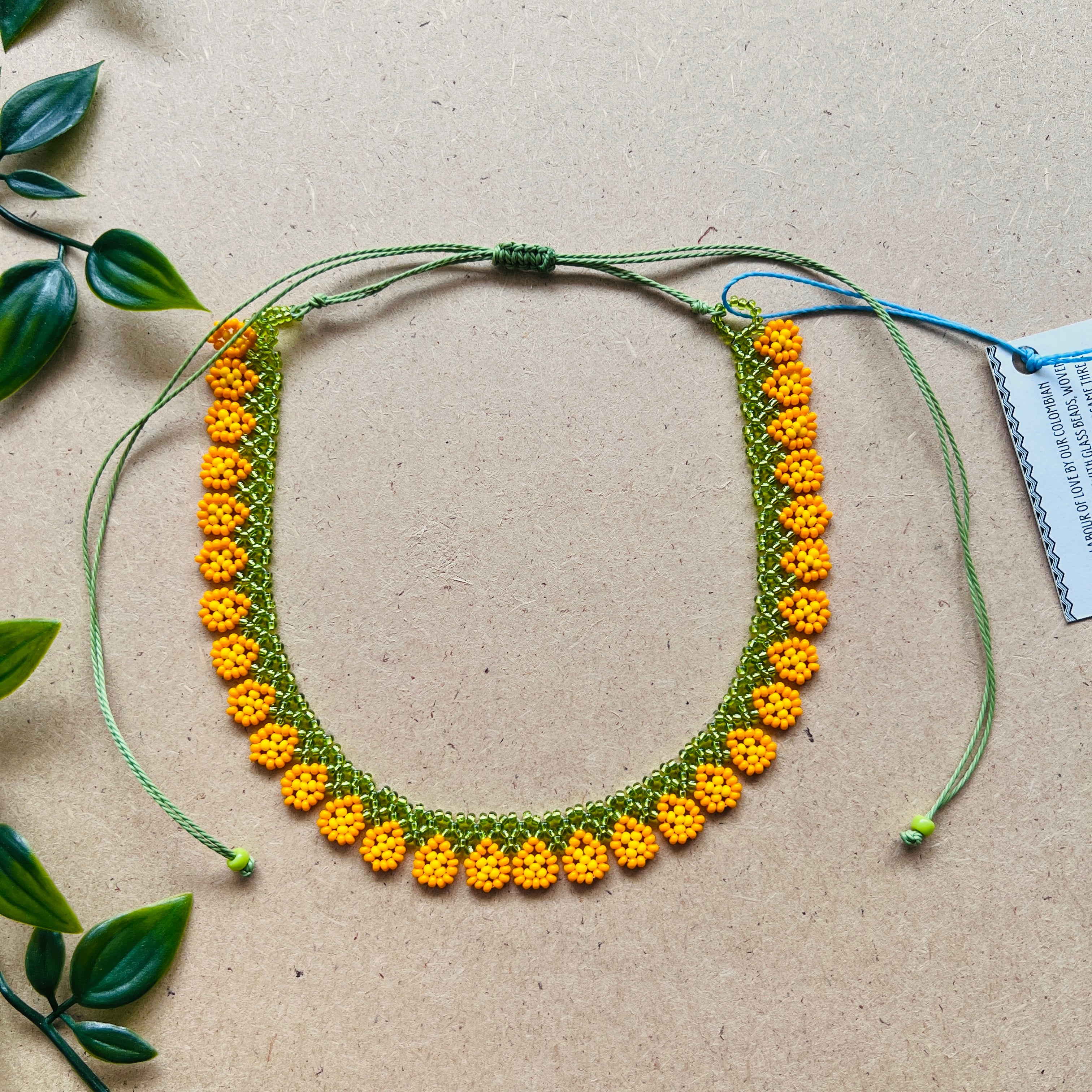 ARCHIVE | ALEGRA CHOKER #45 | SPARKLING GREEN & YELLOW
