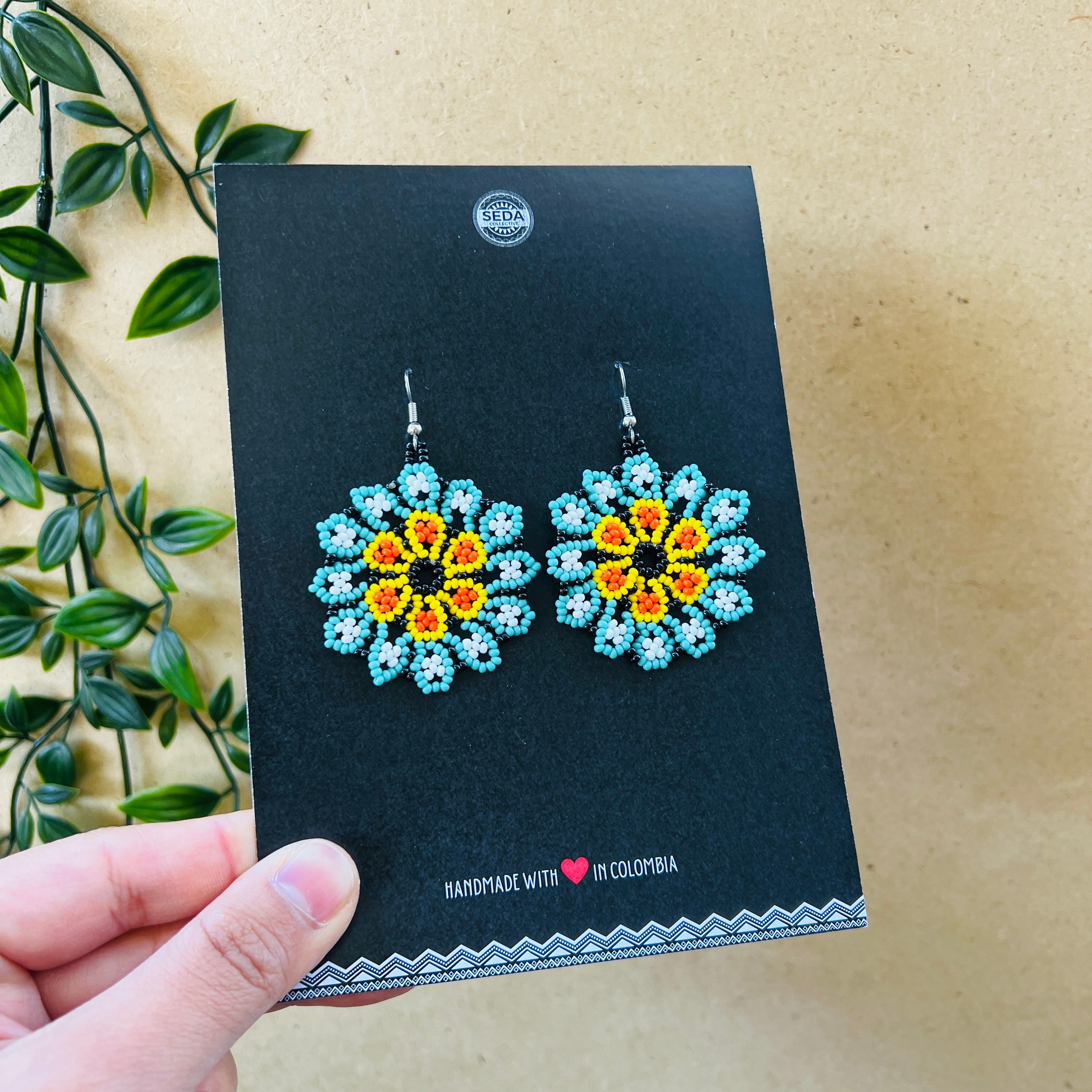 ARCHIVE | KALEIDO FLORA EARRINGS | CIELO