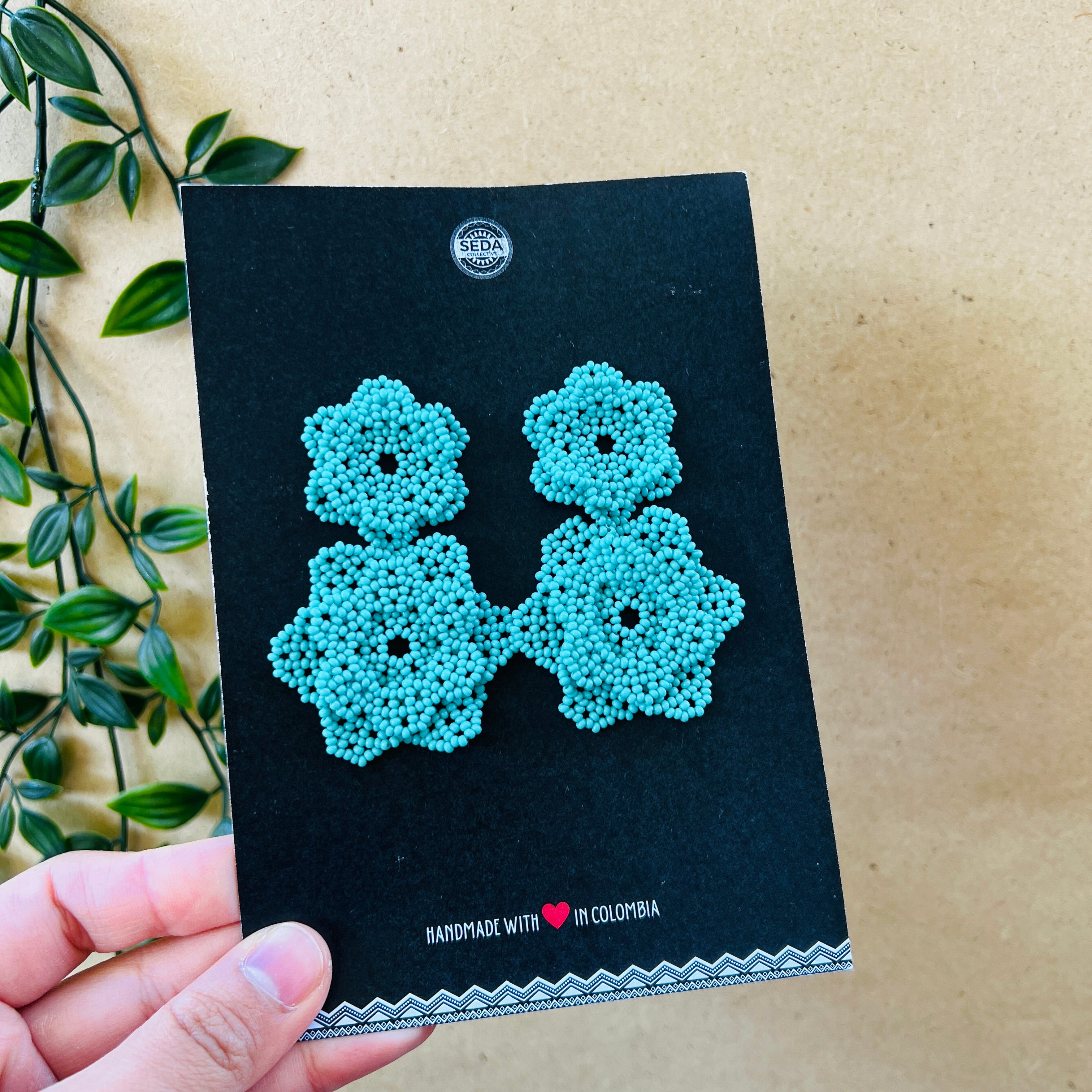 ARCHIVE | VERA | DOUBLE FLOWER | TURQUOISE