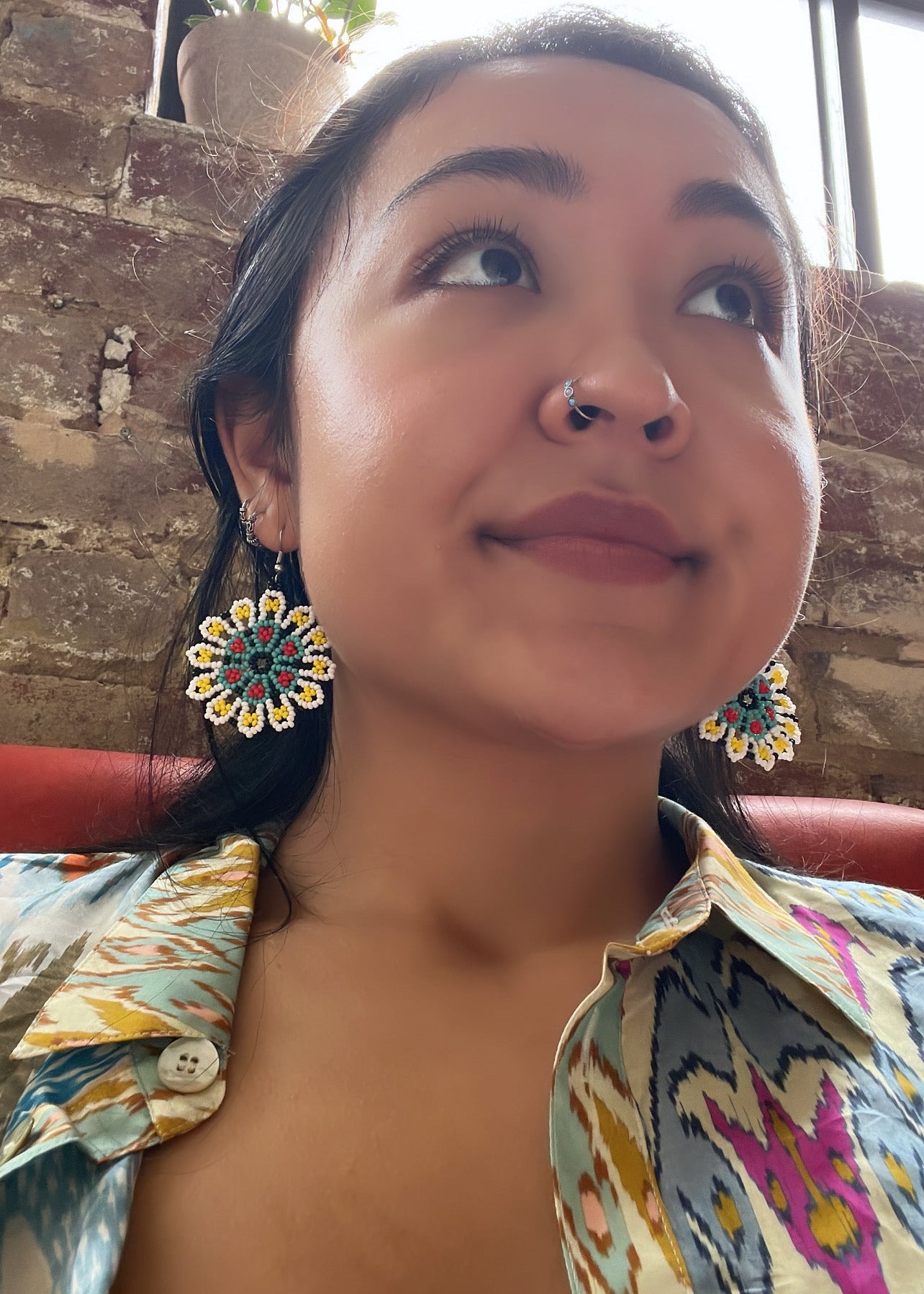 KALEIDO FLORA EARRINGS | MOONSTONE