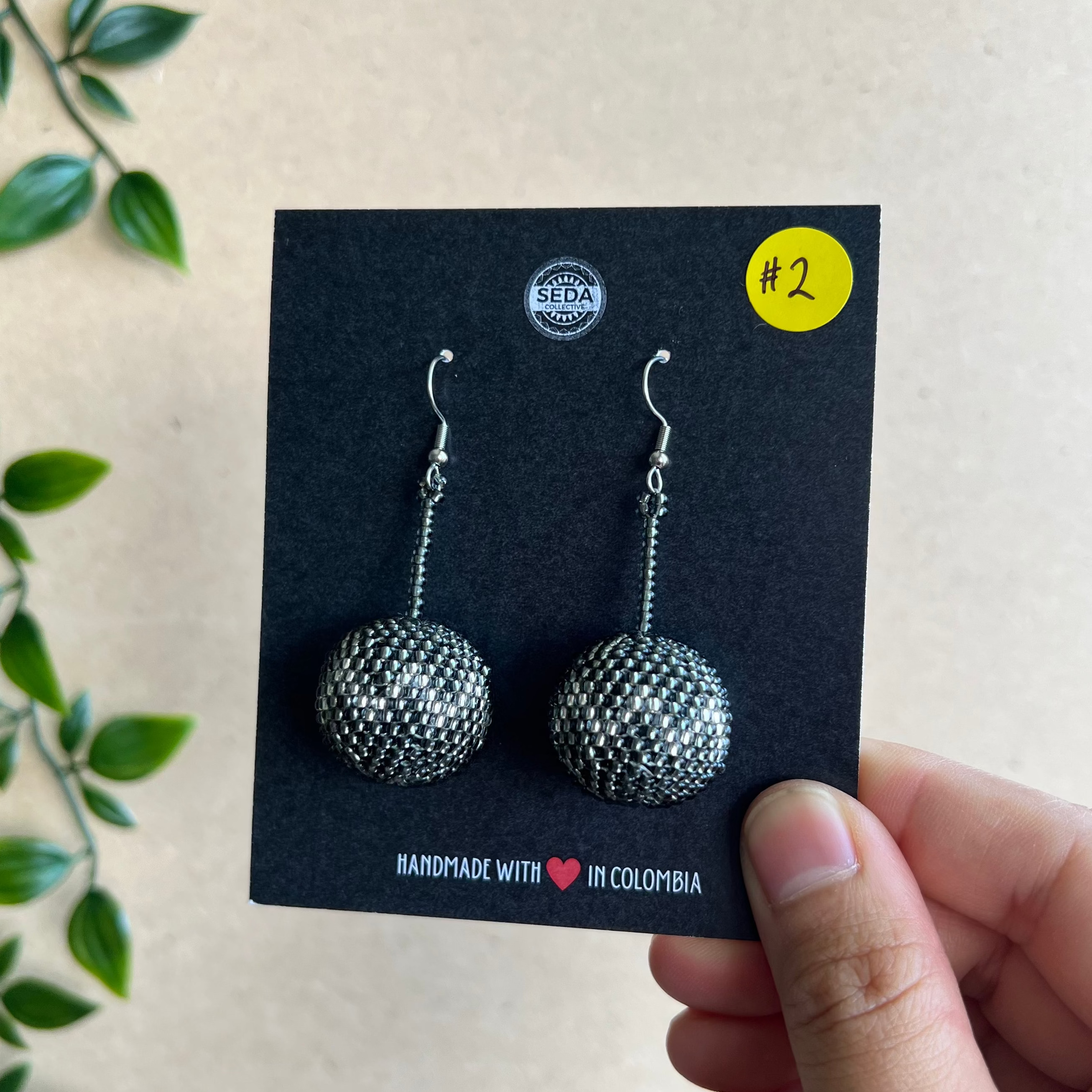 CLEARANCE | CHRISTMAS BAUBLE EARRINGS | Silver