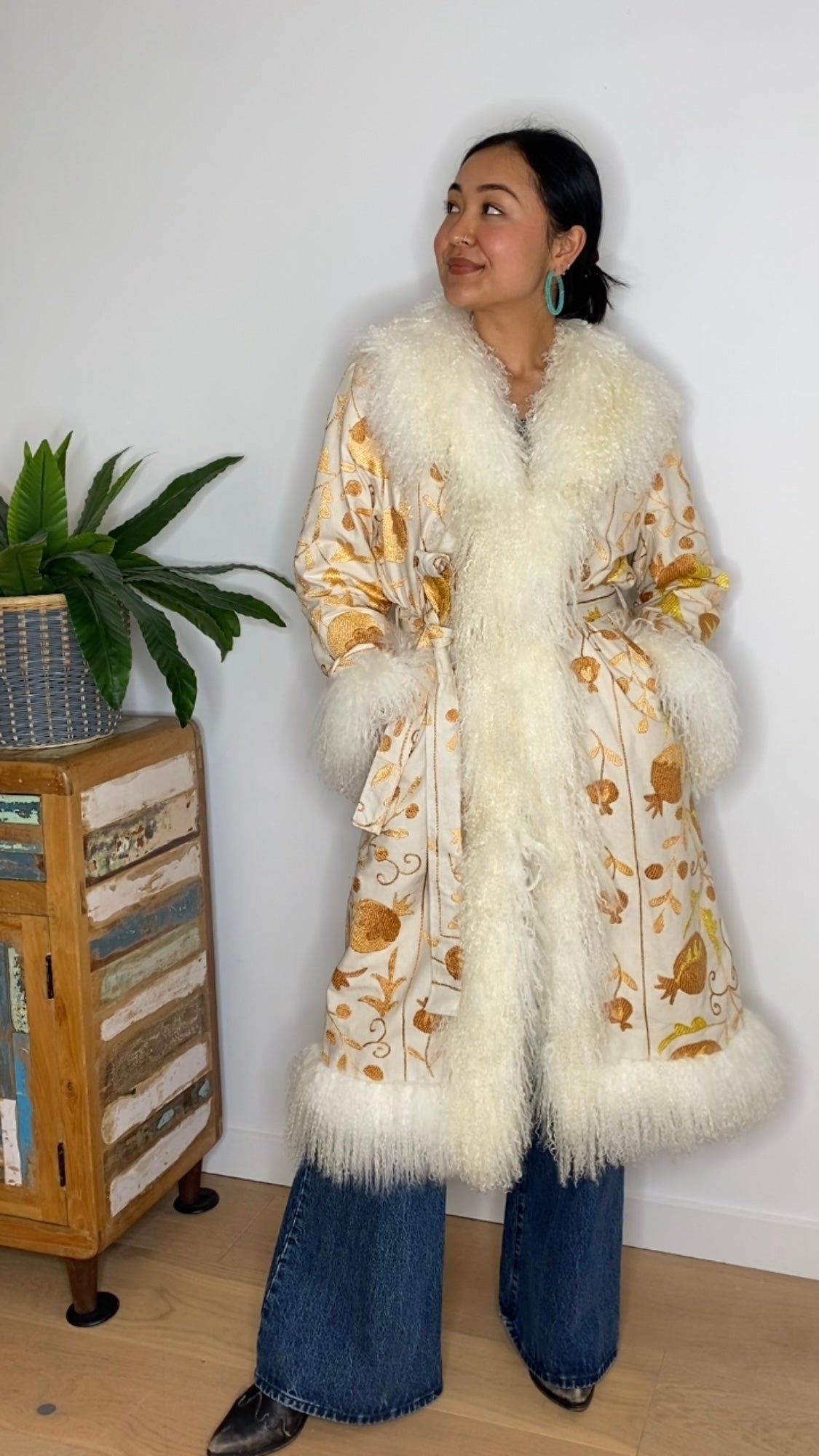 ARCHIVE/SAMPLE | SAMPLE SUZANI IKAT COAT #2 | L-XL