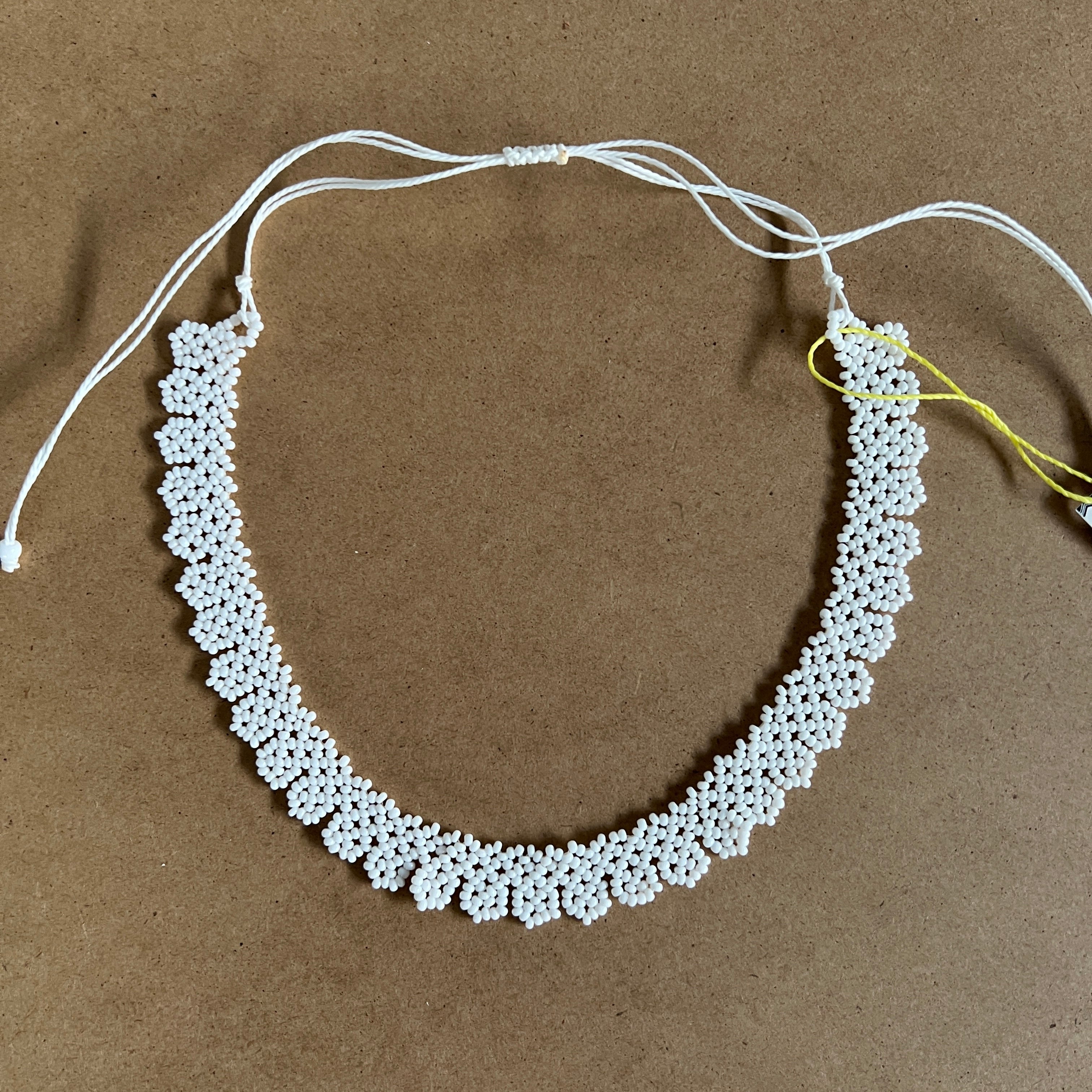 ARCHIVE/SAMPLE | FLOWER CHOKER #14 | WHITE