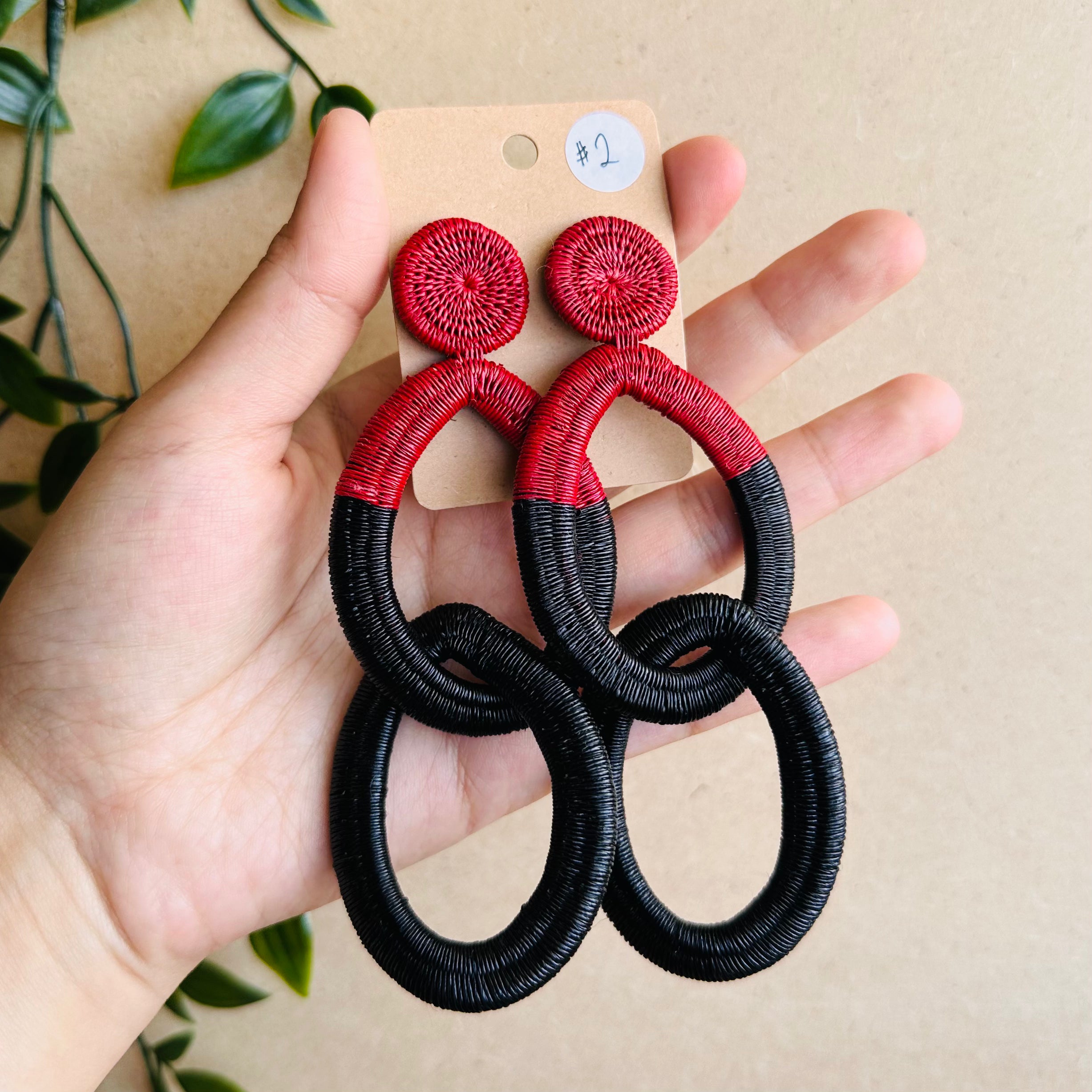OUTLET | PALM EARRINGS STYLE B  *more colours
