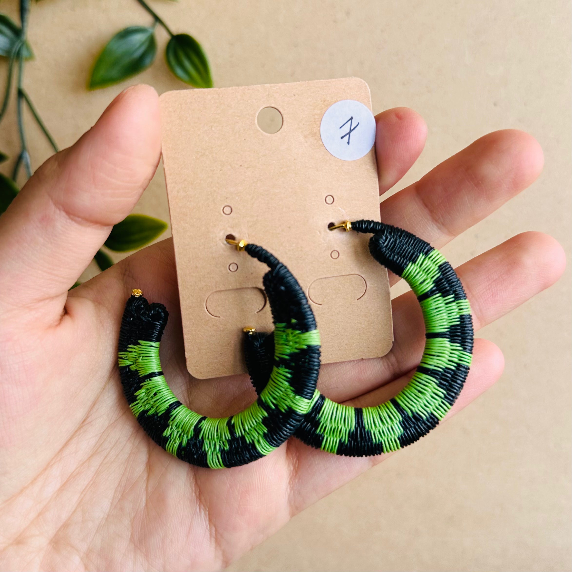 OUTLET | PALM HALF HOOPS  * more colours