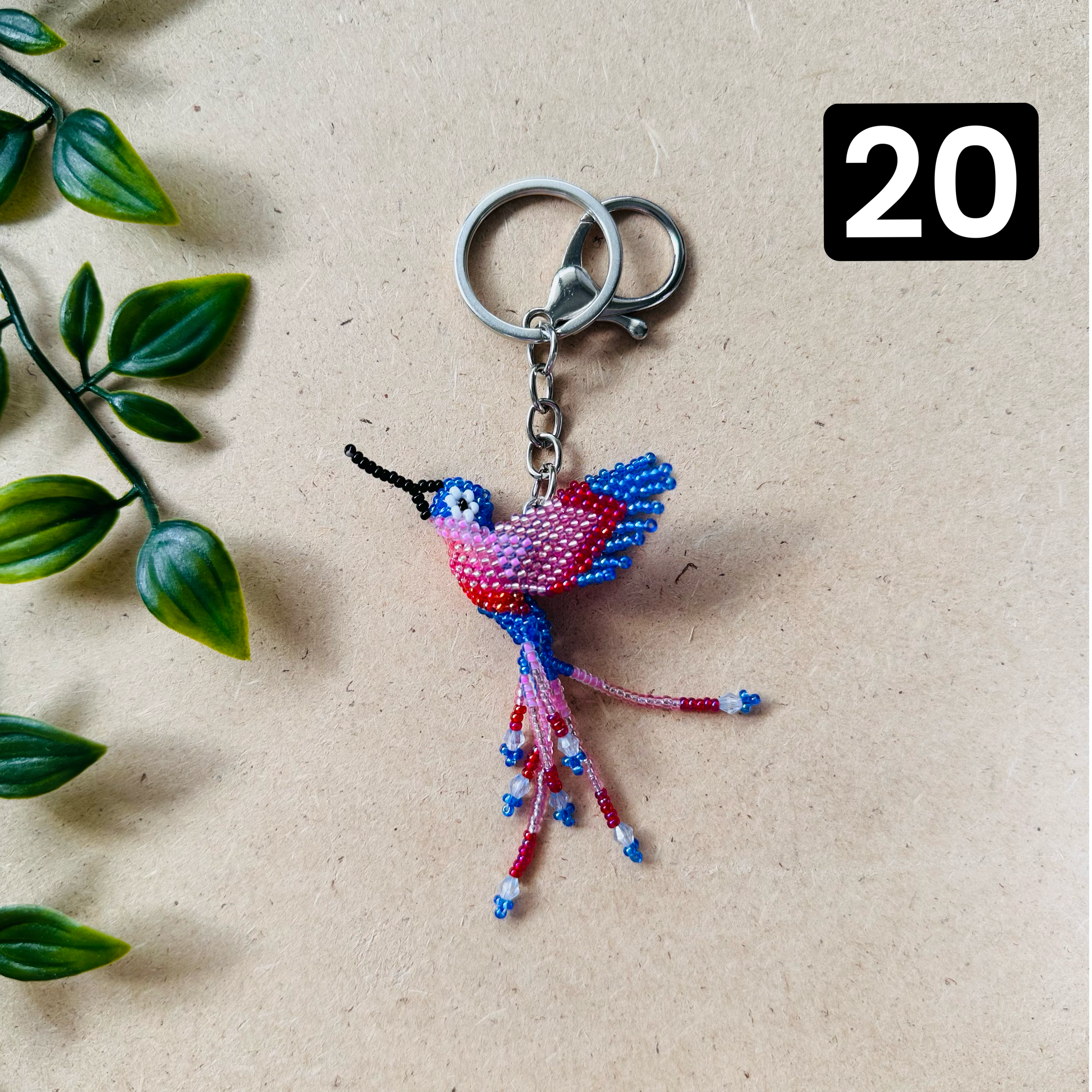 ARCHIVE | HUMMINGBIRD KEYCHAINS | SMALL #1 – #20