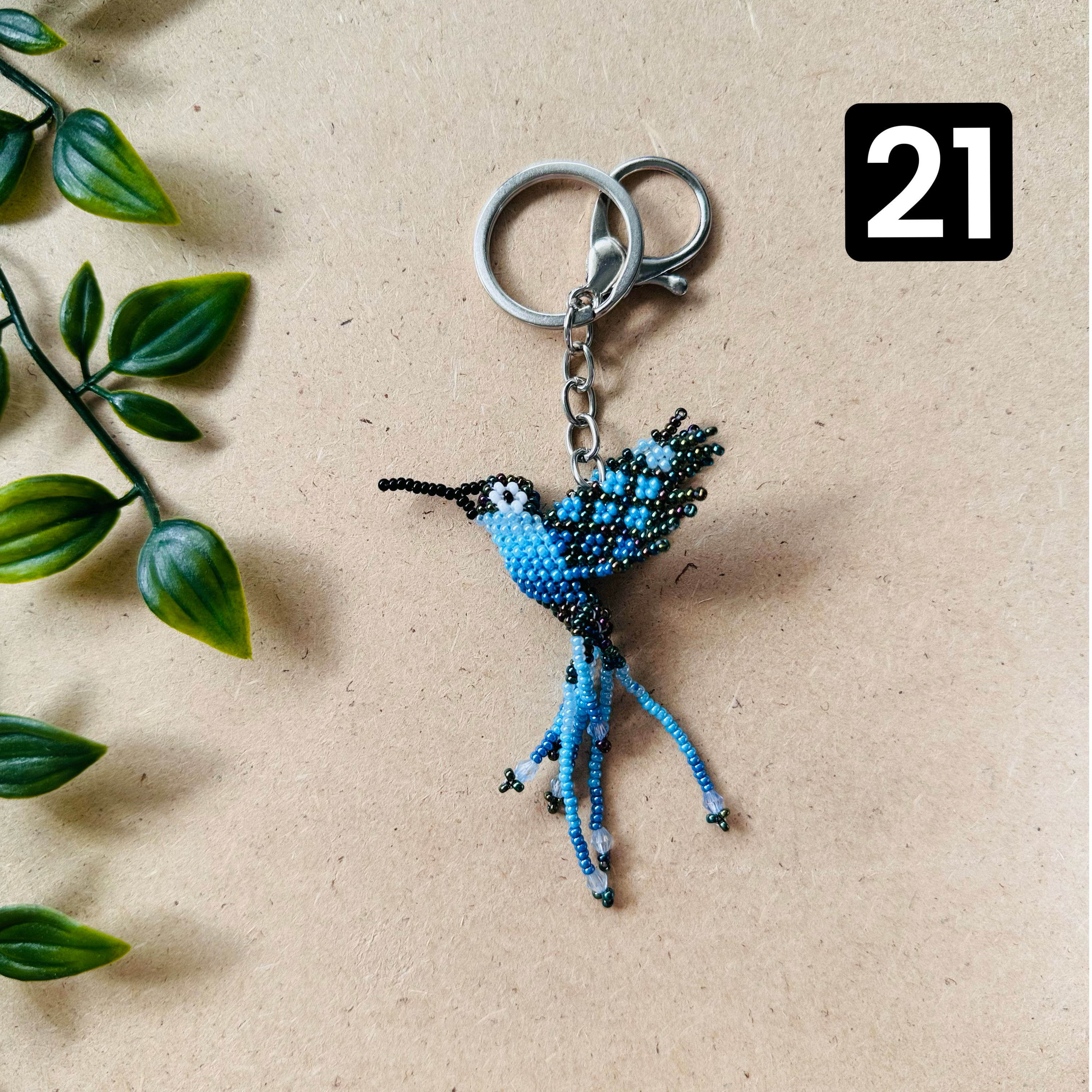 ARCHIVE | HUMMINGBIRD KEYCHAINS | SMALL #21 - #39