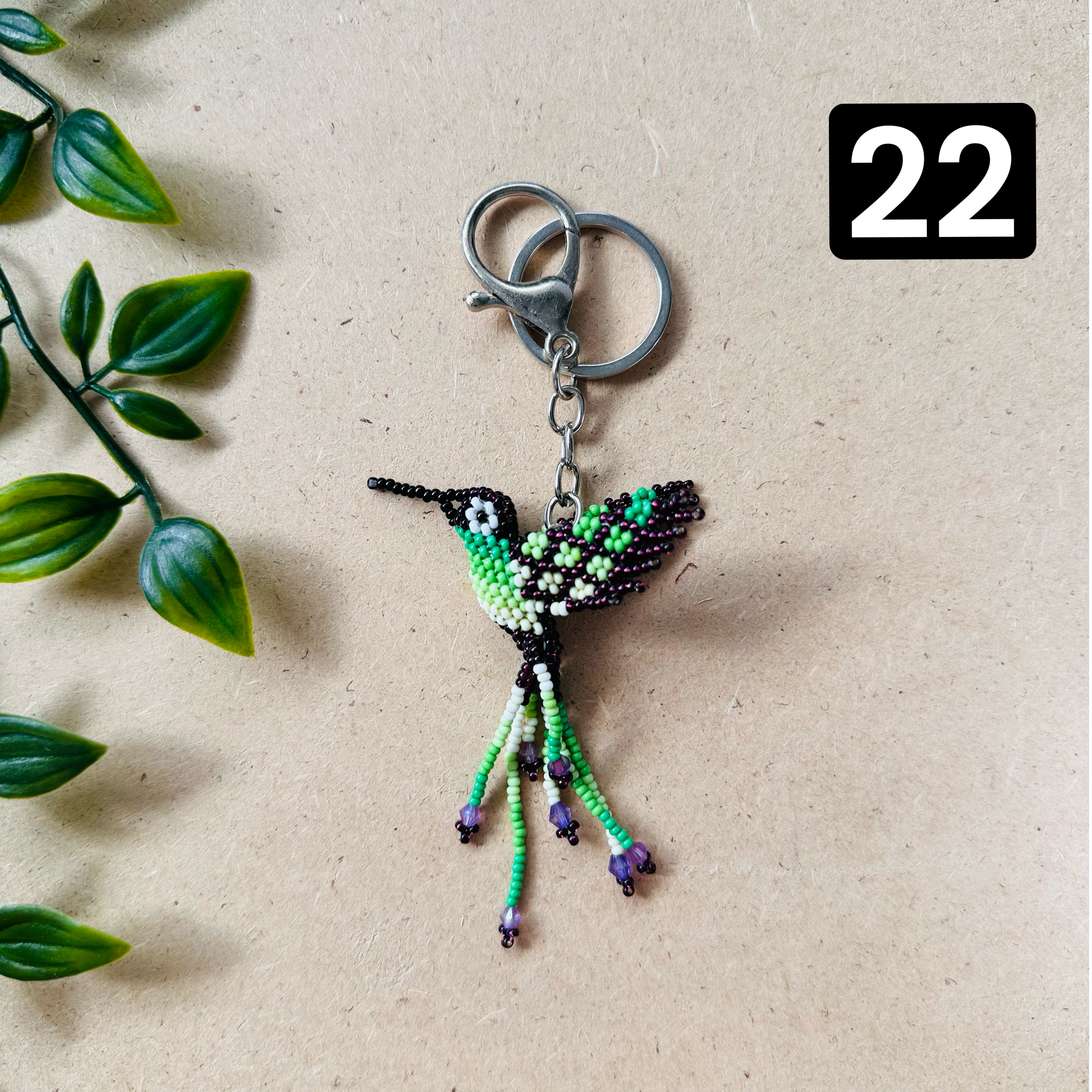 ARCHIVE | HUMMINGBIRD KEYCHAINS | SMALL #21 - #39