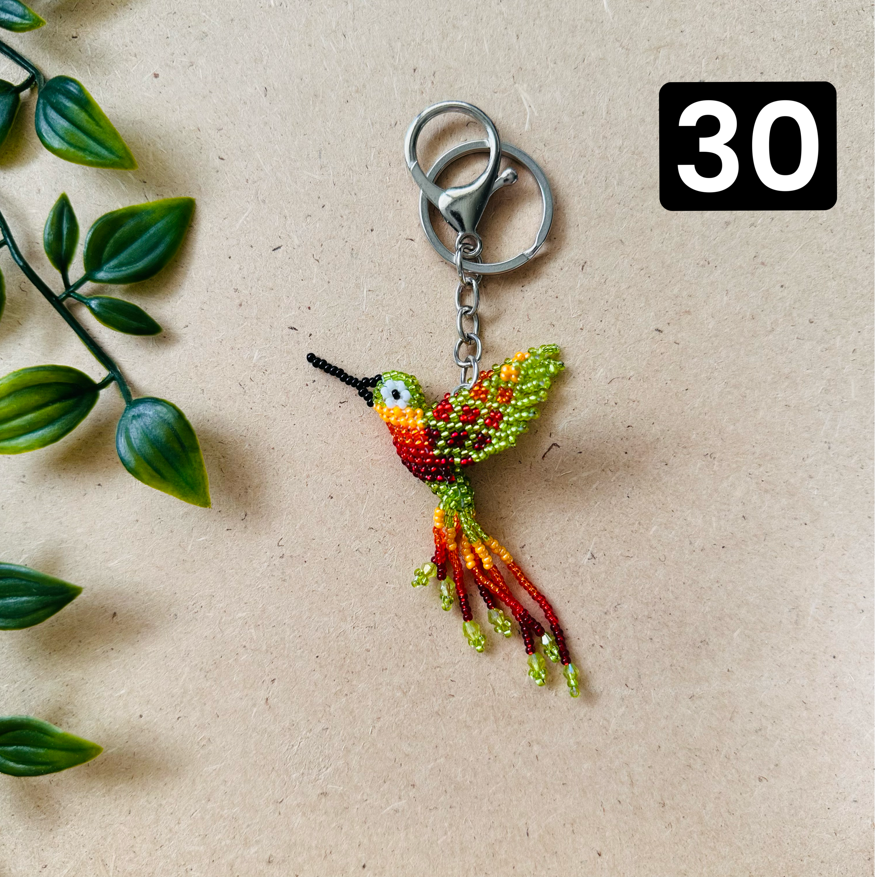ARCHIVE | HUMMINGBIRD KEYCHAINS | SMALL #21 - #39