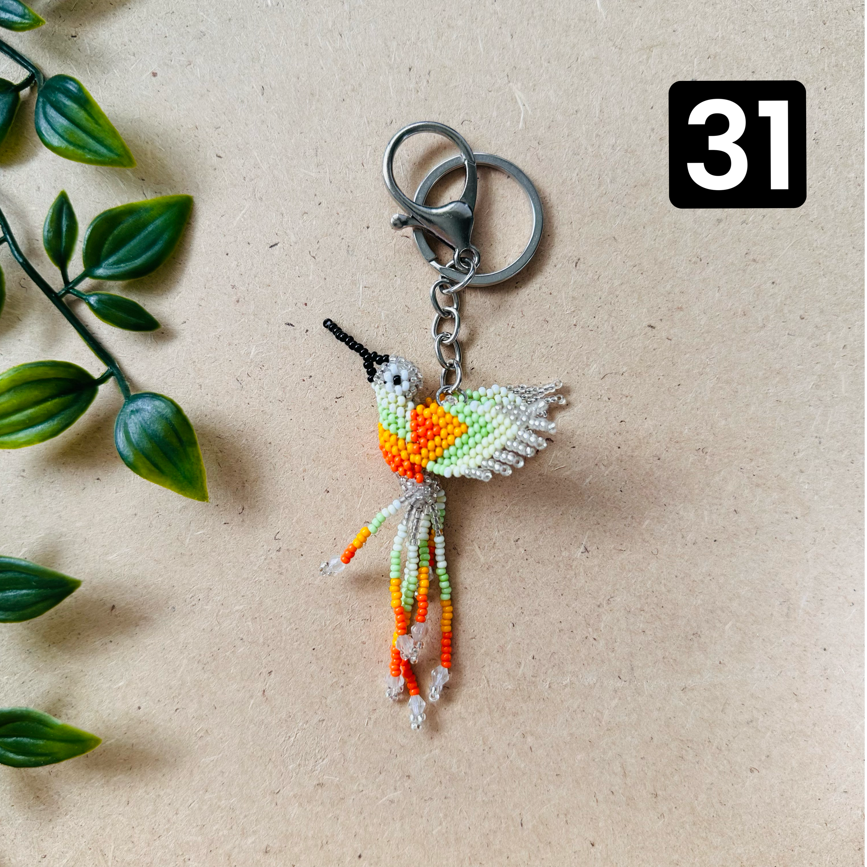 ARCHIVE | HUMMINGBIRD KEYCHAINS | SMALL #21 - #39
