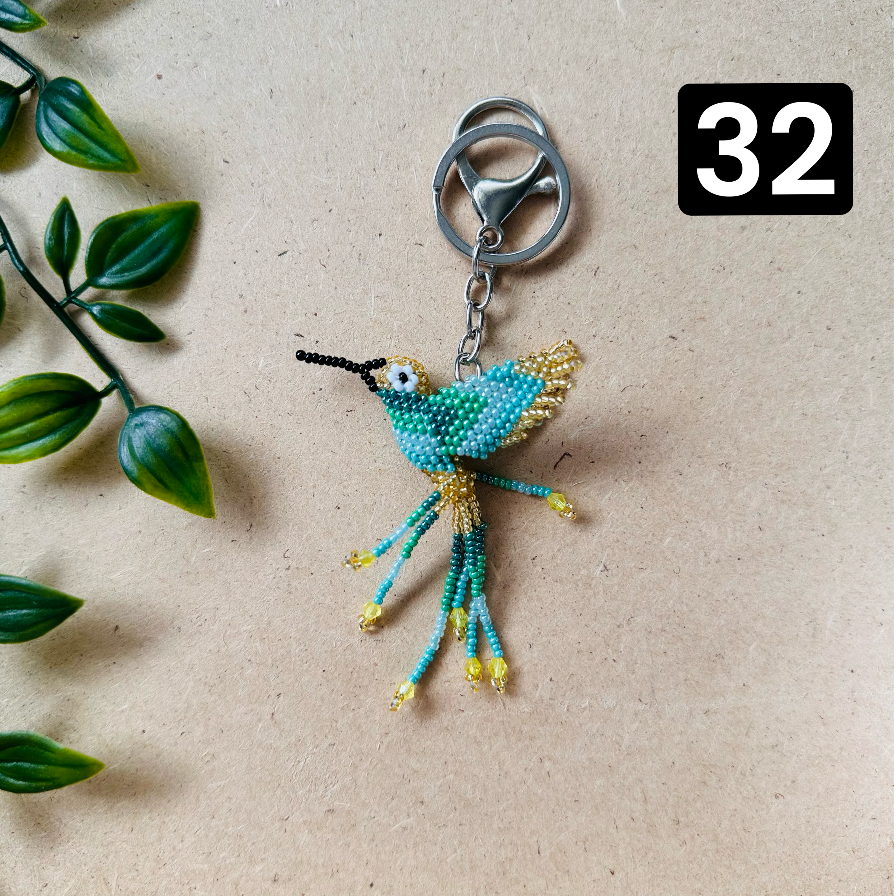 ARCHIVE | HUMMINGBIRD KEYCHAINS | SMALL #21 - #39