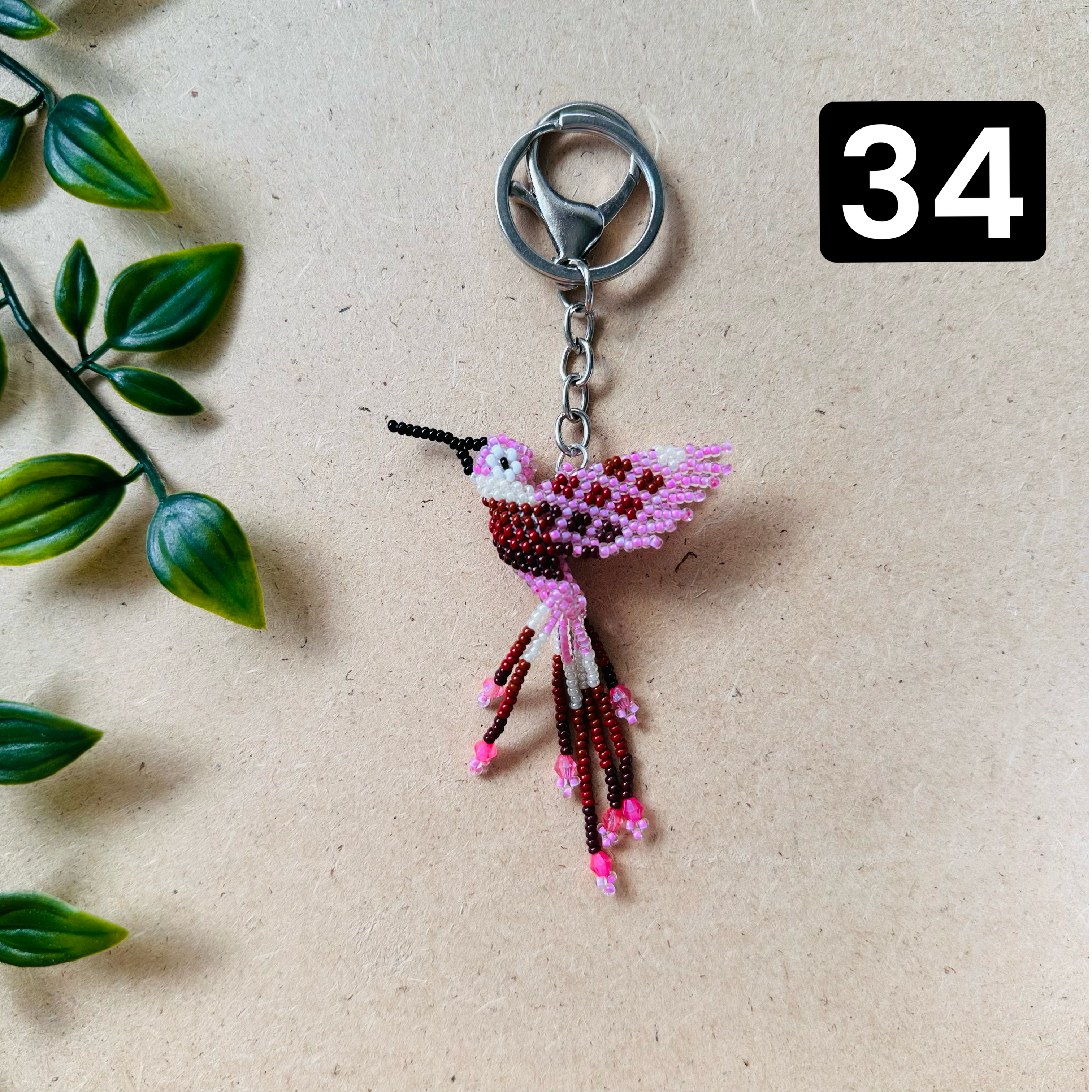 ARCHIVE | HUMMINGBIRD KEYCHAINS | SMALL #21 - #39