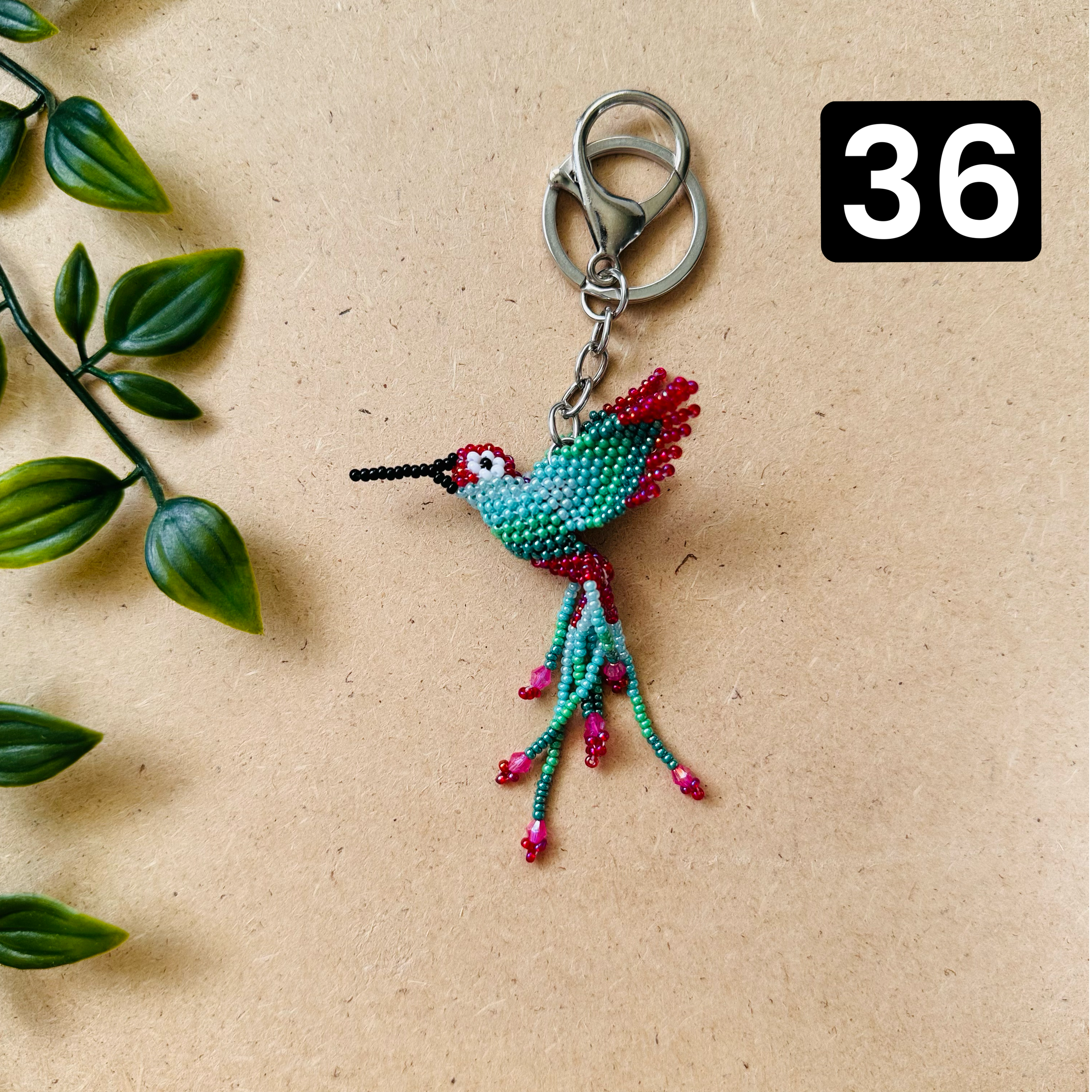 ARCHIVE | HUMMINGBIRD KEYCHAINS | SMALL #21 - #39
