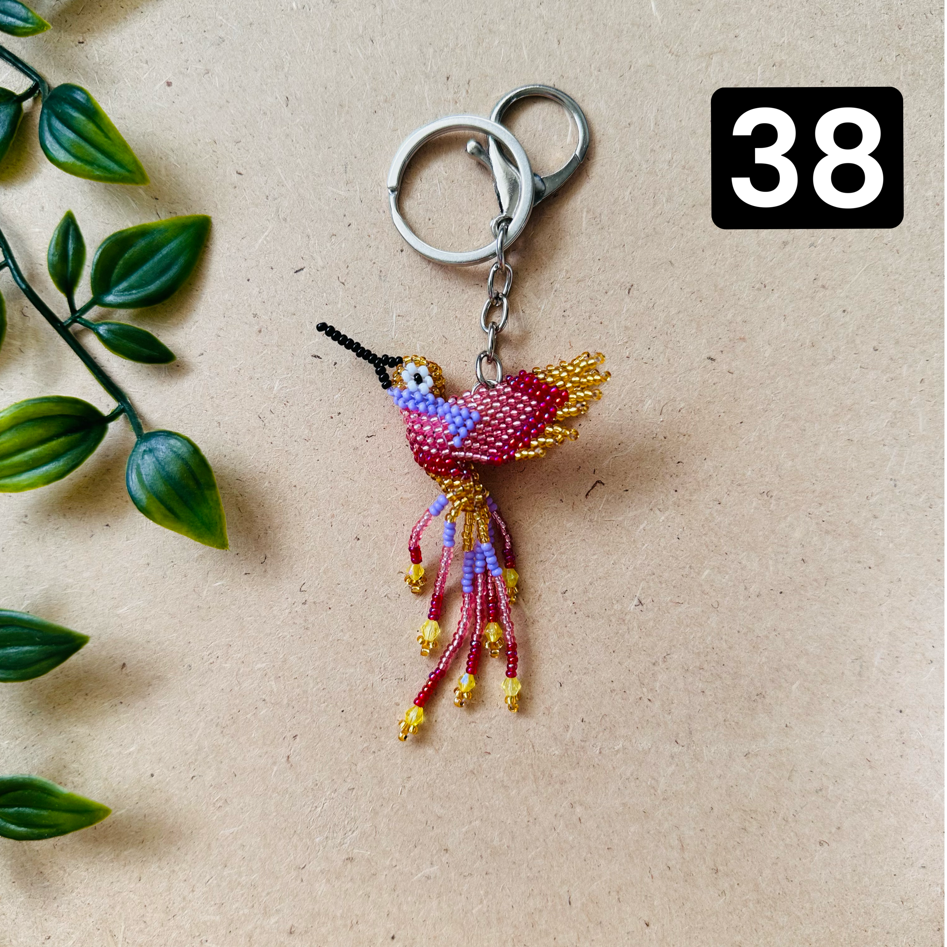 ARCHIVE | HUMMINGBIRD KEYCHAINS | SMALL #21 - #39