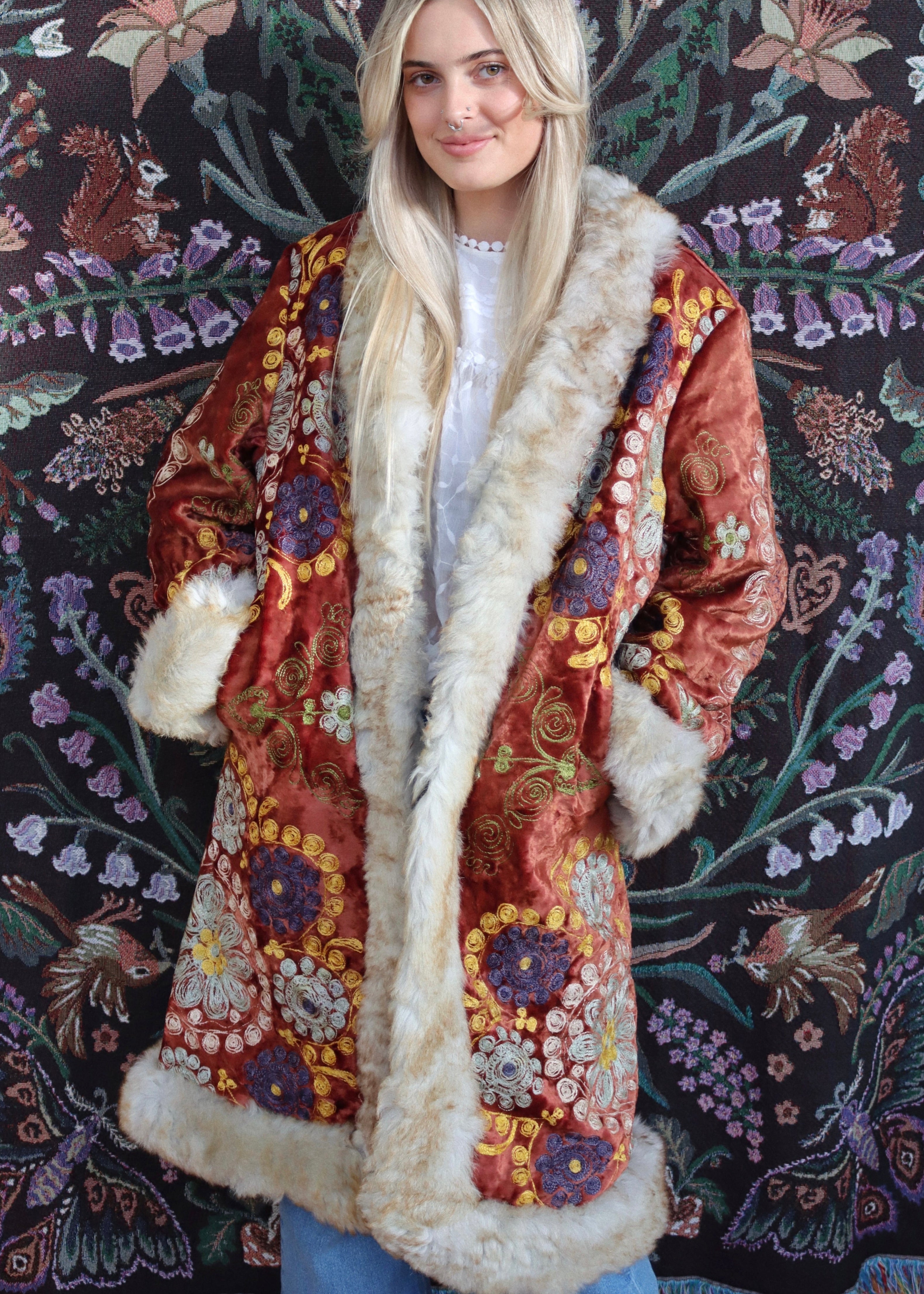 RABIYA #09 | S-M |SUZANI LONG COAT