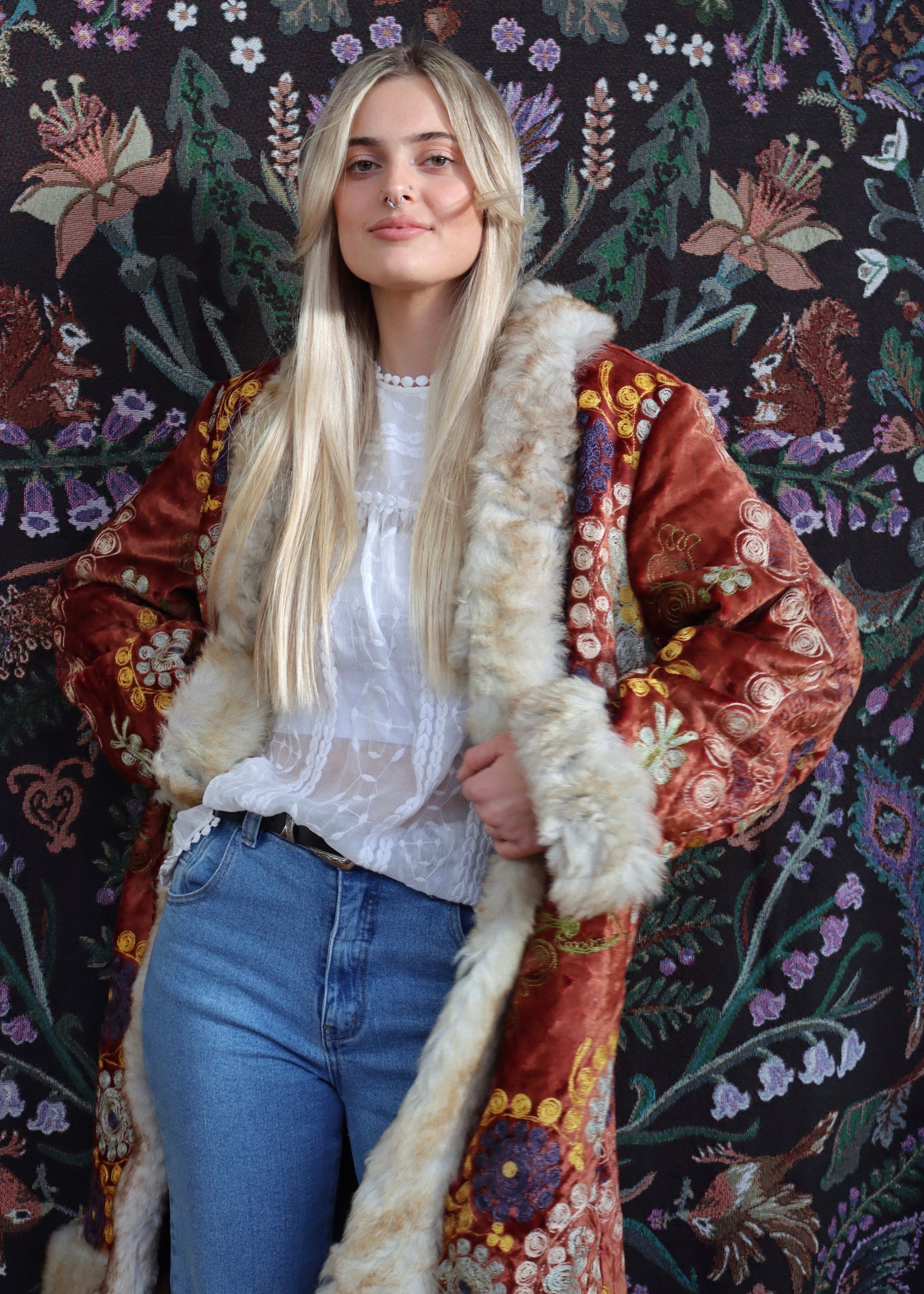 RABIYA #09 | S-M |SUZANI LONG COAT