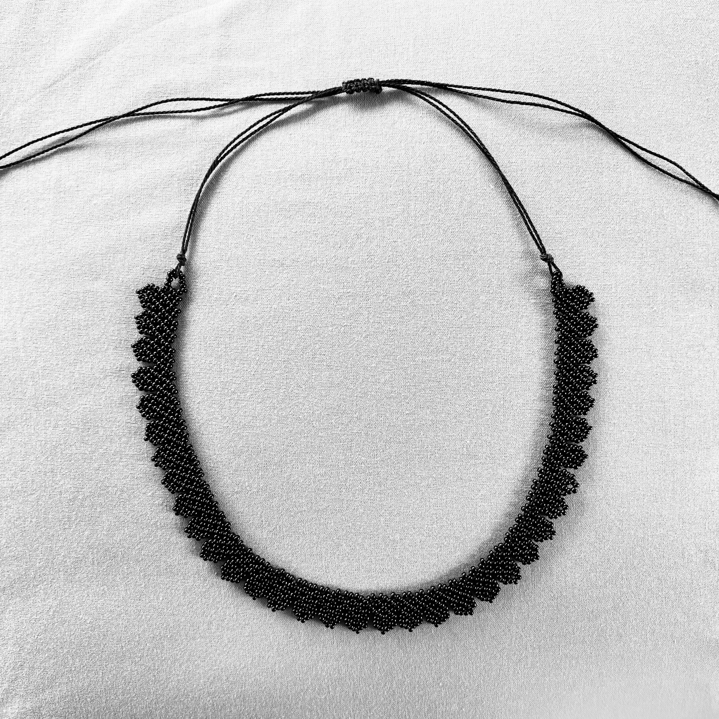 FLOWER CHOKER #13 | BLACK