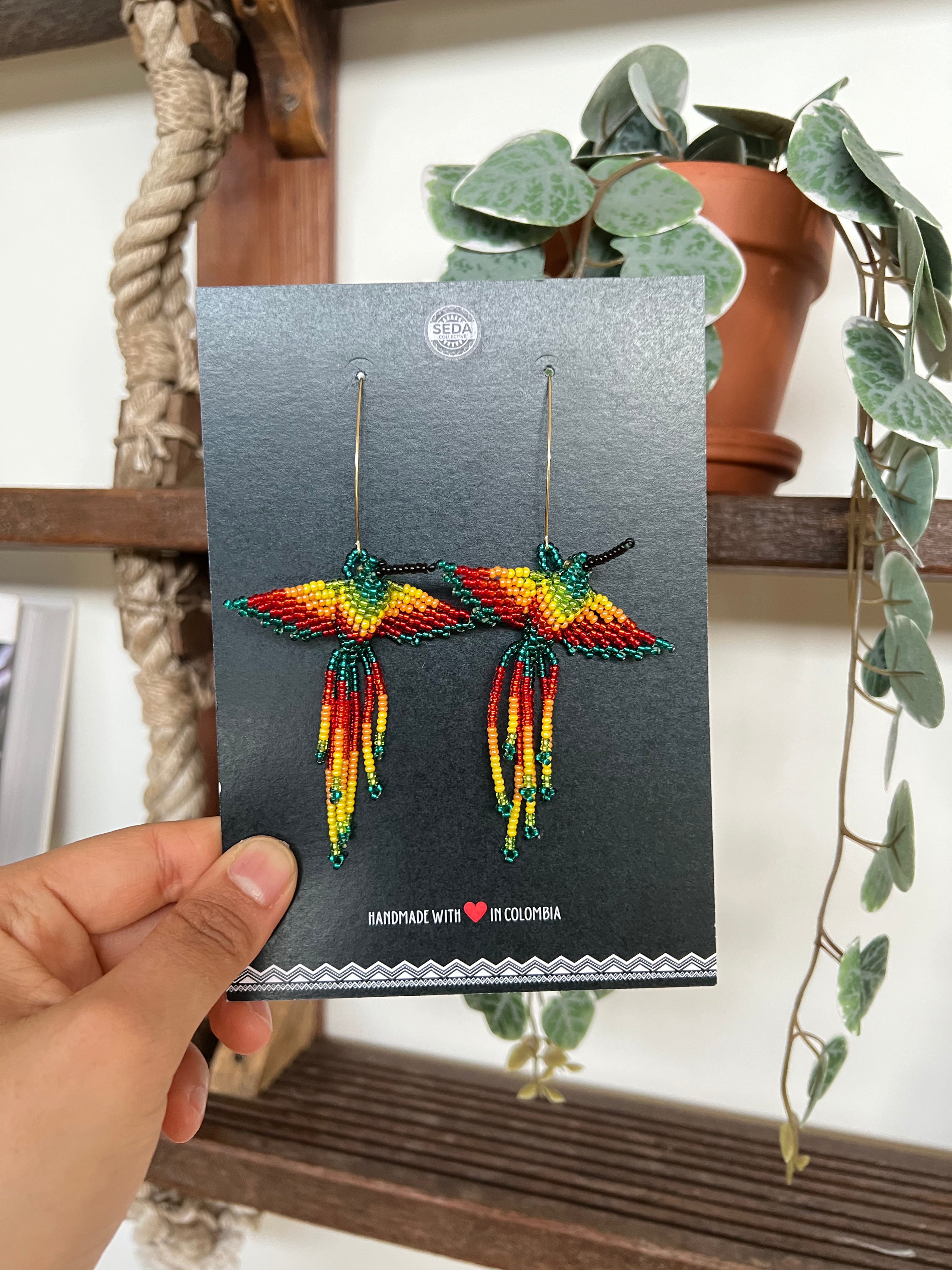 HUMMINGBIRD EARRINGS | MAXI #5